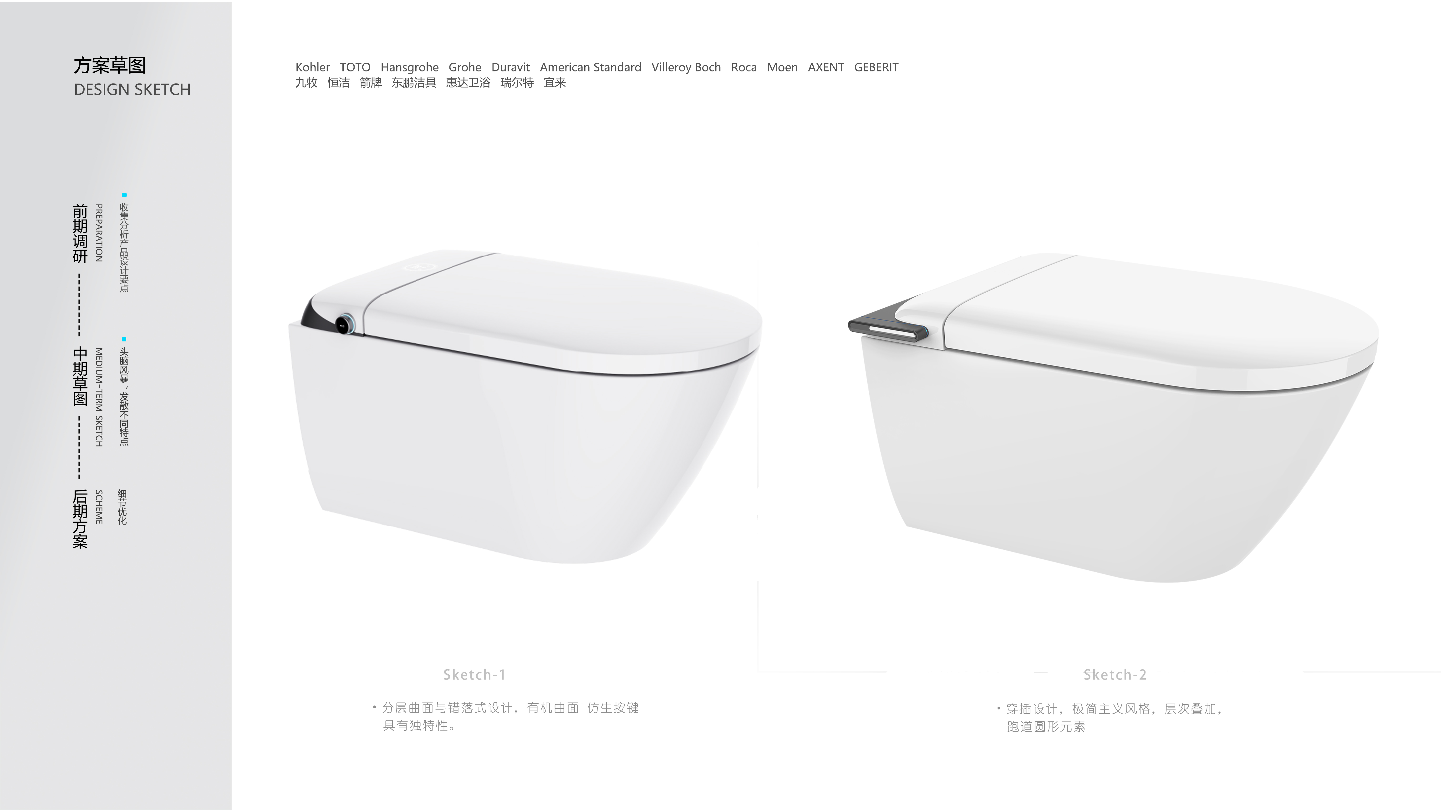Intelligent toilet，In-wall，Wall-mounted toilet，