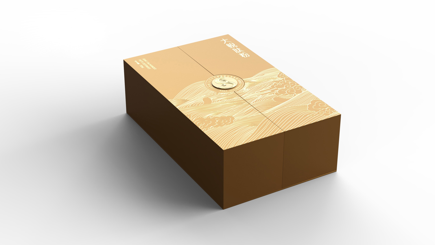 Packaging Design of Giant Salamander Peptide Powder，Solid Beverage Packaging Design，Health care gift box packaging design，