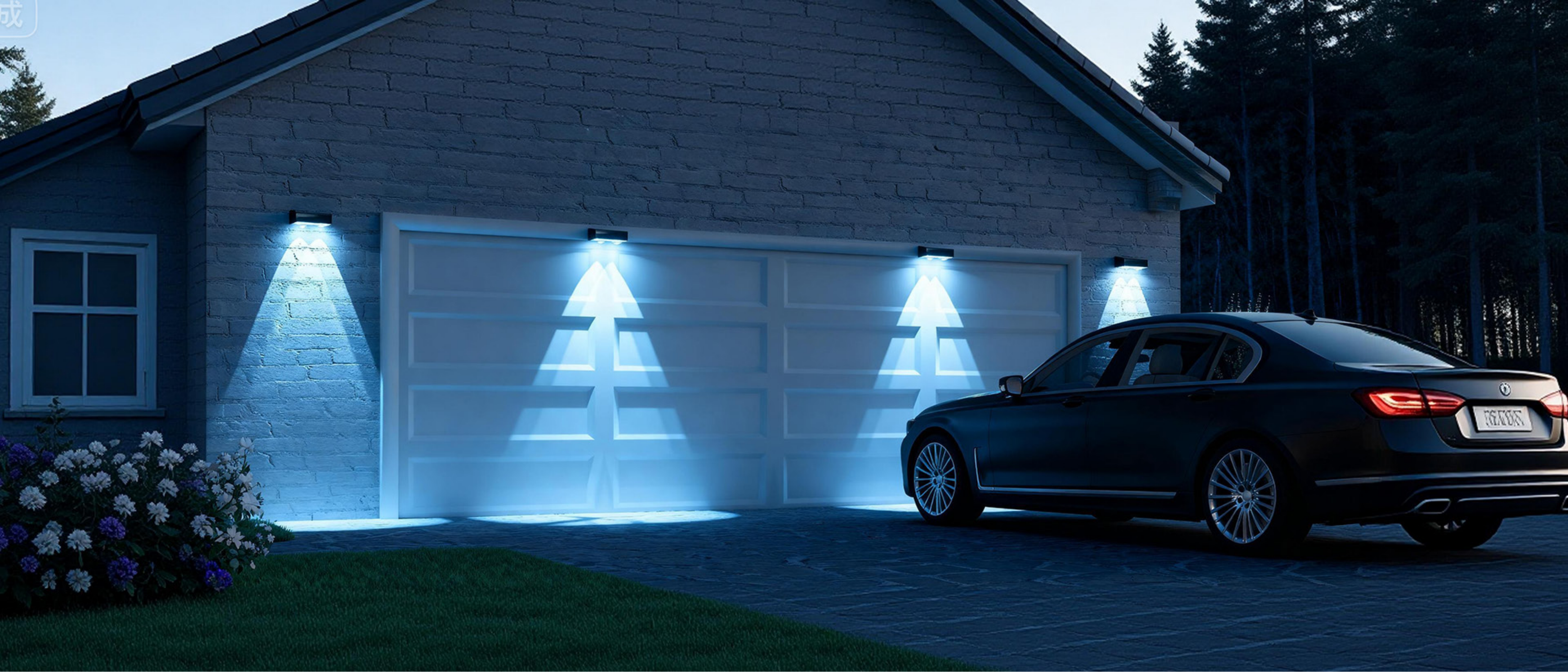 Fence lamp，Solar Fence Lamp，Magic Fence Lamp，Christmas Festive Lamps，