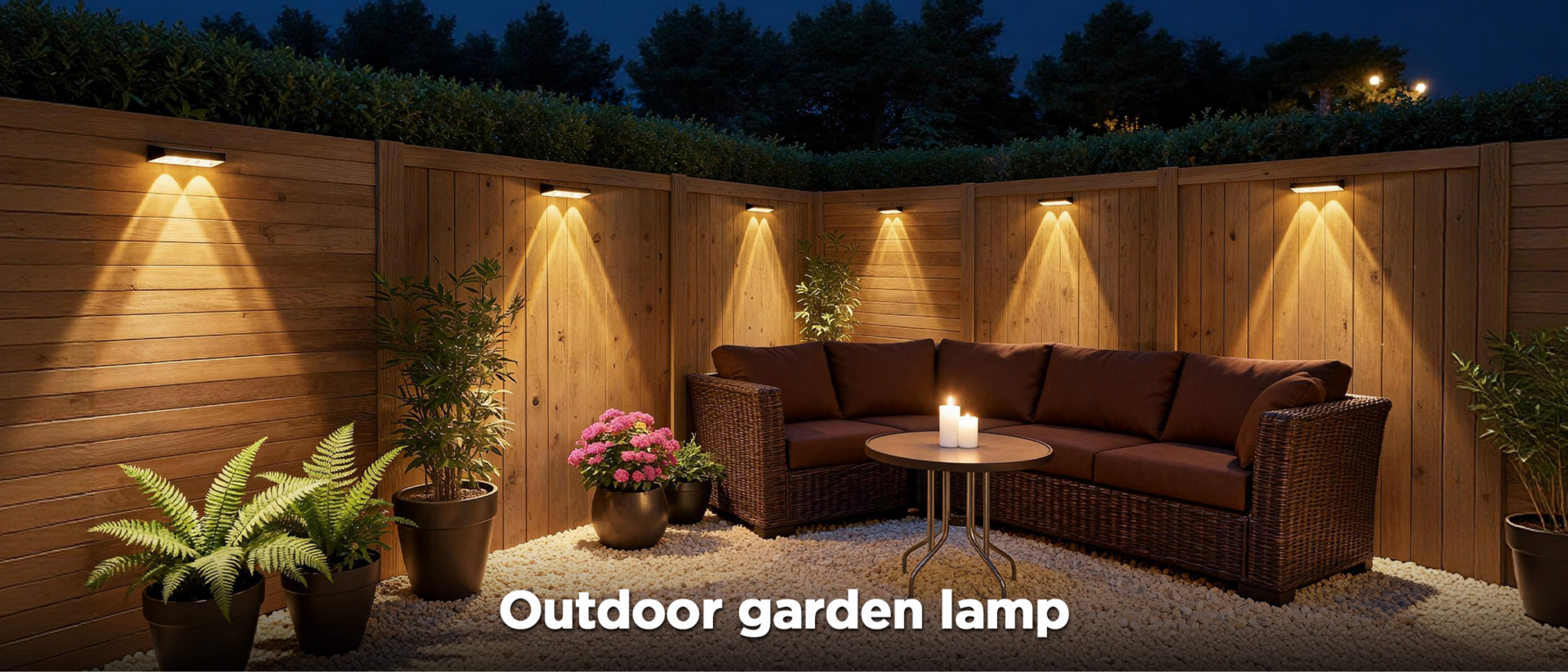 Fence lamp，Solar Fence Lamp，Magic Fence Lamp，Christmas Festive Lamps，