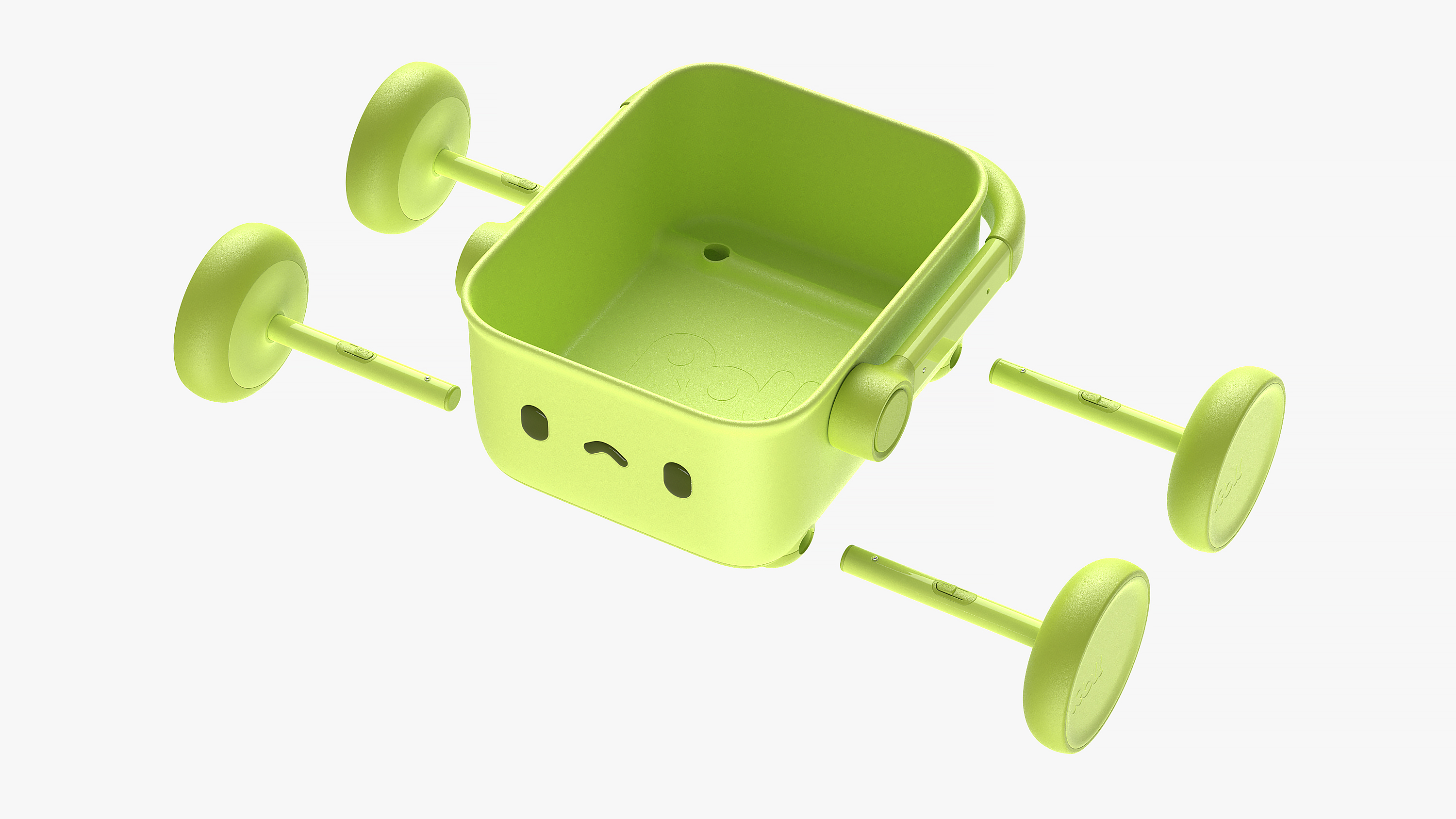 product design，Creative design，Structural design，Stroller design，Four-wheel trolley，