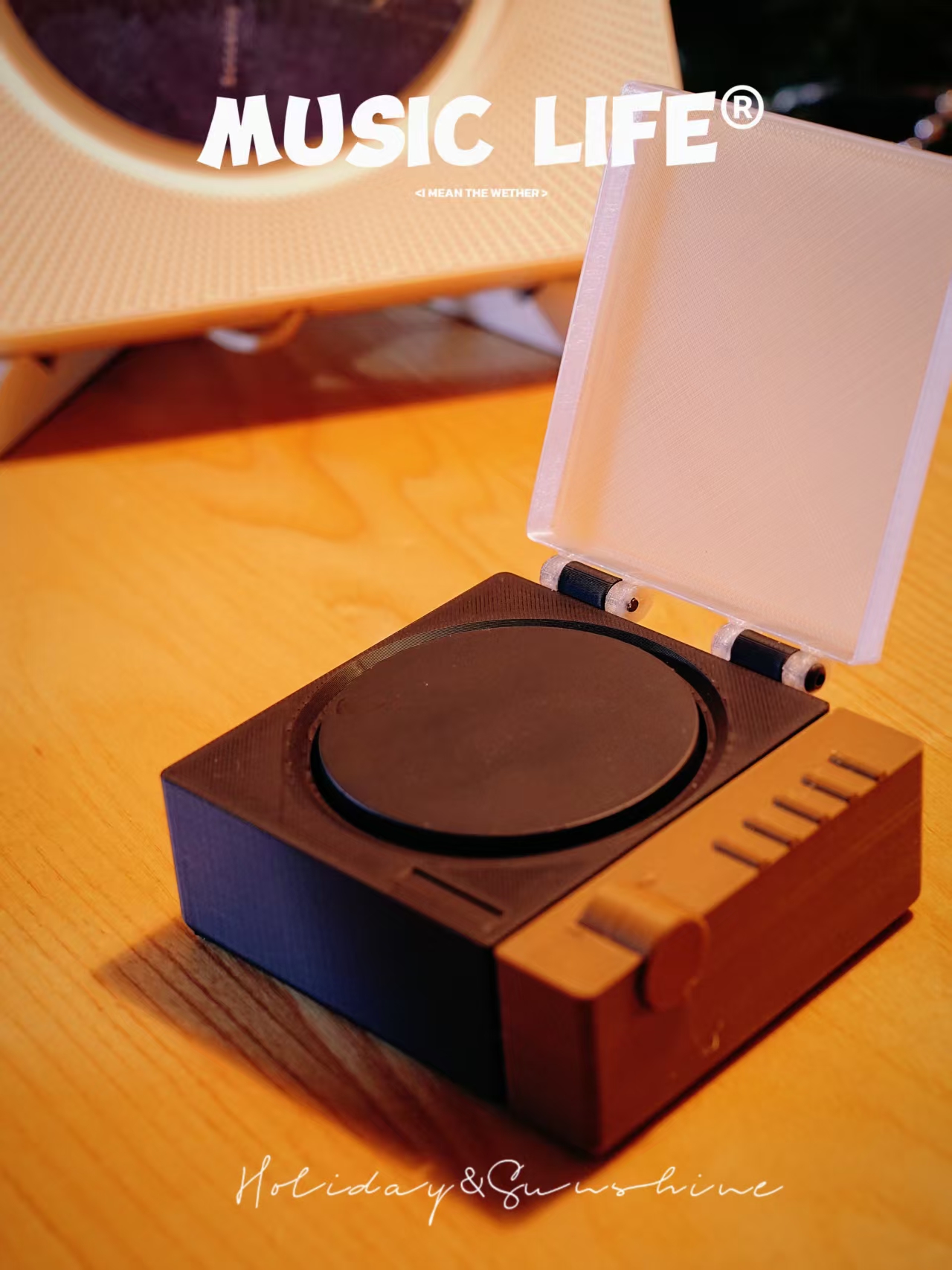 Mijia, vinyl CD player, NFC touch，