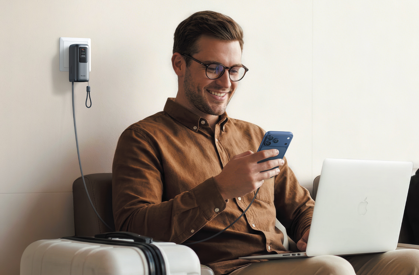 Charger，portable source，flexible wire，data line，Digital display，Three in one，mini，10000mAh，