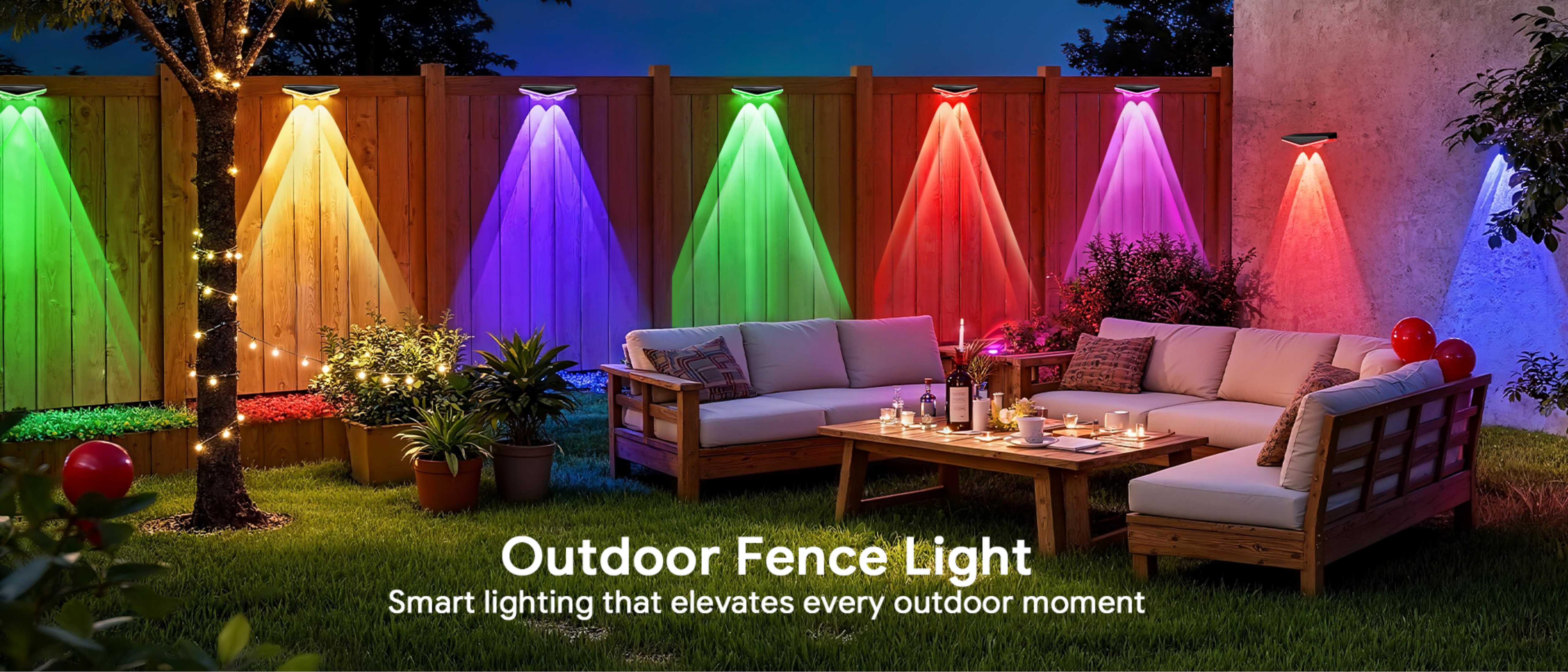 Fence lamp，Magic Fence Lamp，Bluetooth fence lamp，Graffiti Fence Lamp，