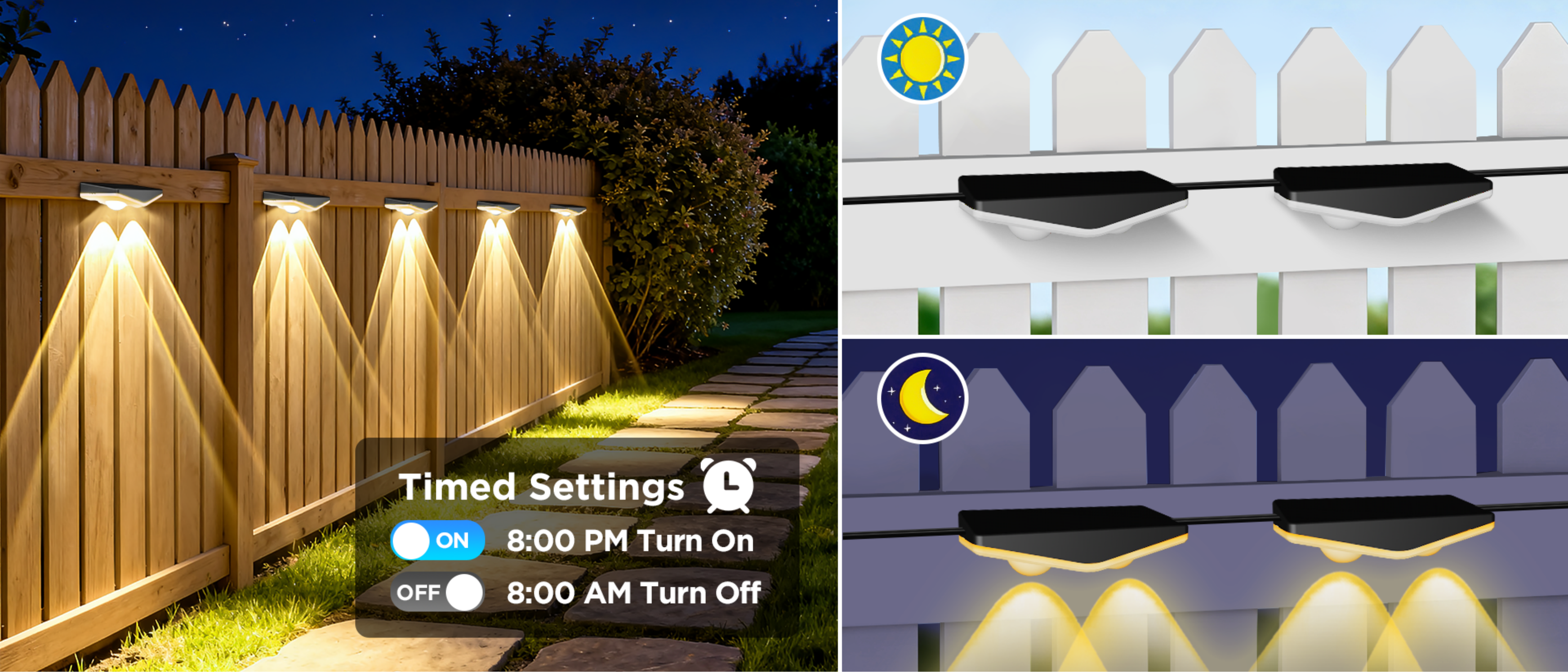 Fence lamp，Magic Fence Lamp，Bluetooth fence lamp，Graffiti Fence Lamp，