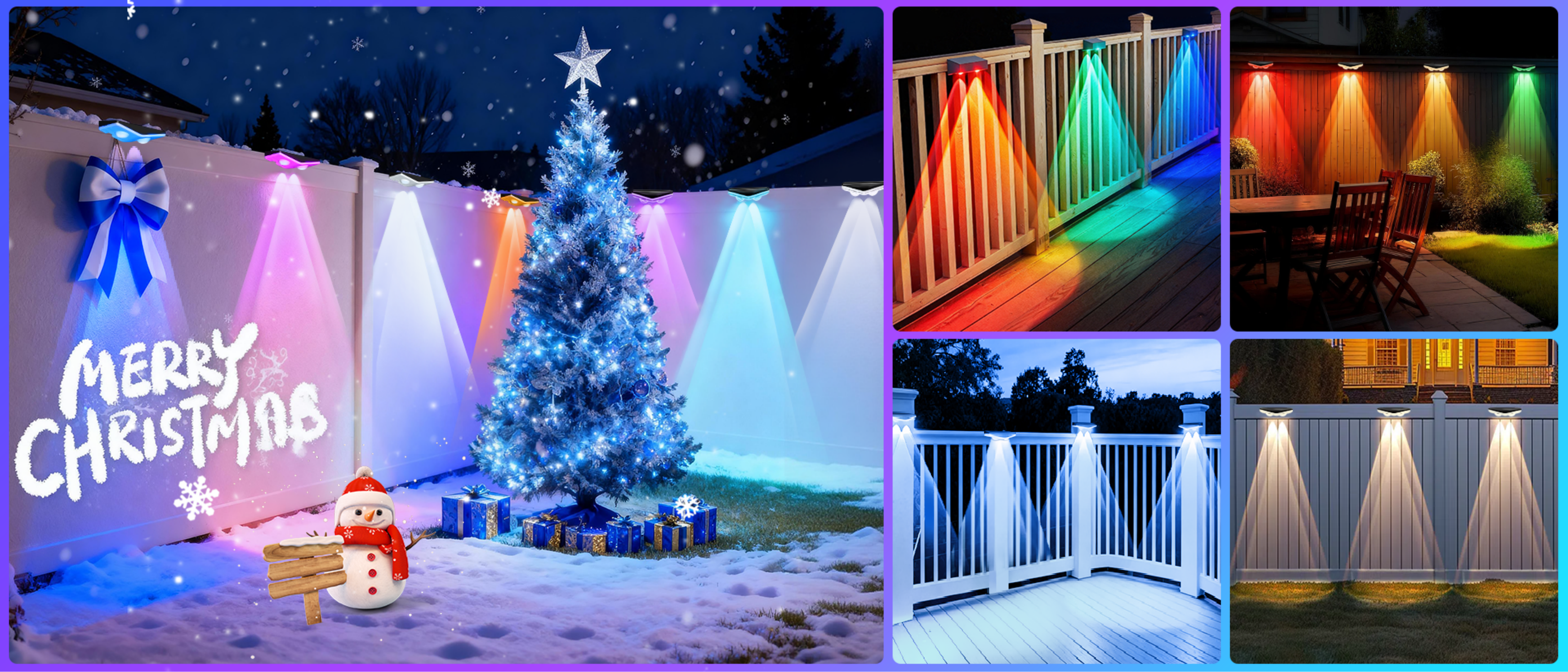 Fence lamp，Magic Fence Lamp，Bluetooth fence lamp，Graffiti Fence Lamp，