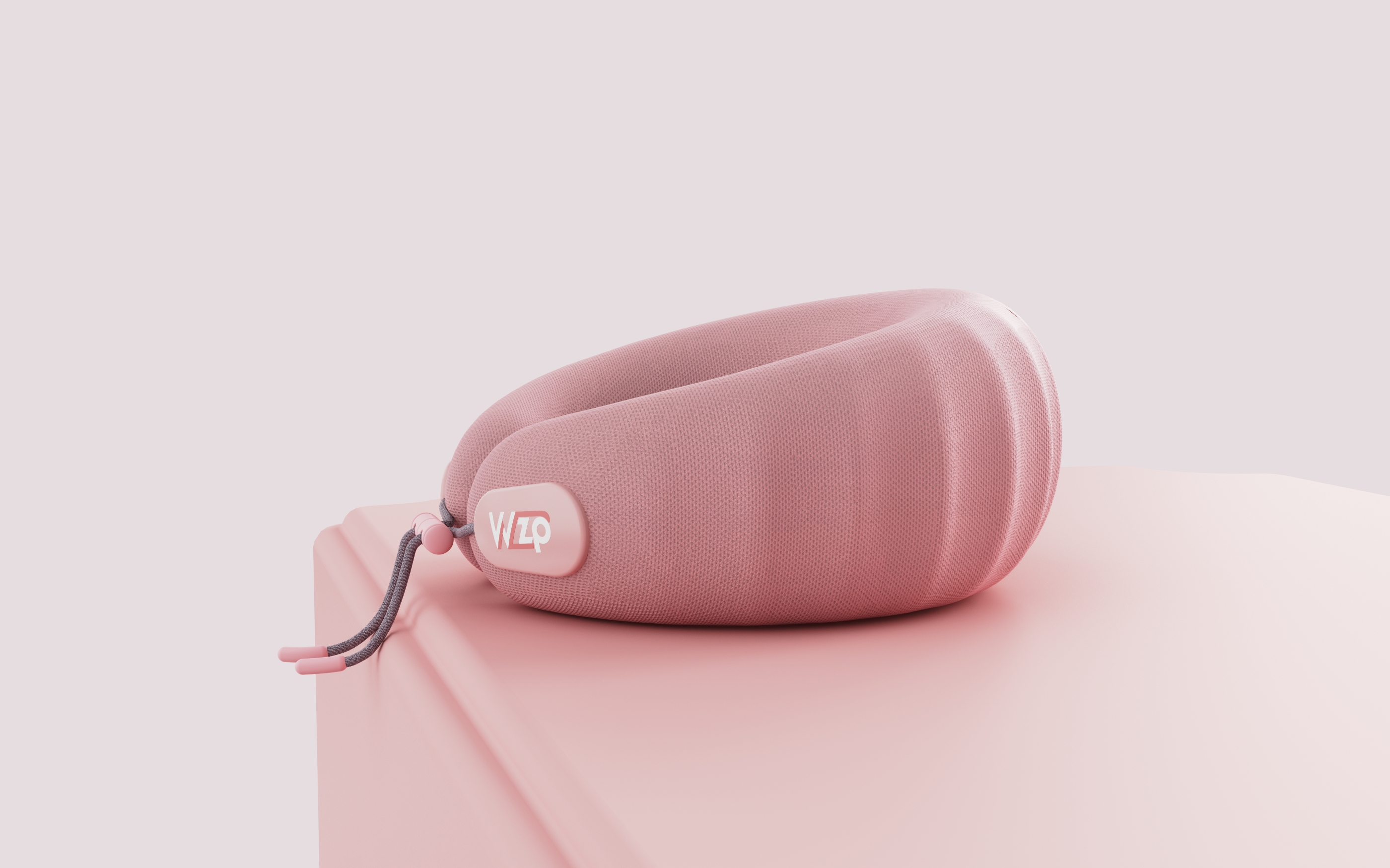 U-shaped pillow，Pillow Design，Bionics Design ，Dopamine color matching，pillow，Travel products，Horn pillow，Functional pillow，