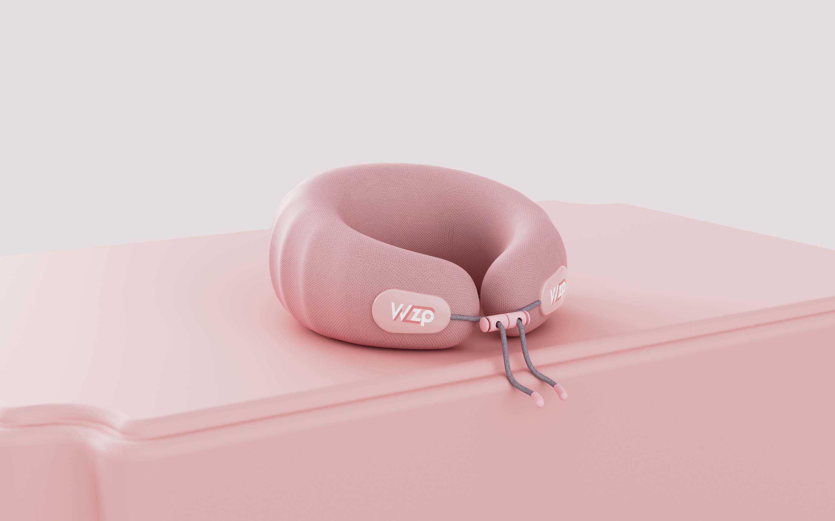 U-shaped pillow，Pillow Design，Bionics Design ，Dopamine color matching，pillow，Travel products，Horn pillow，Functional pillow，