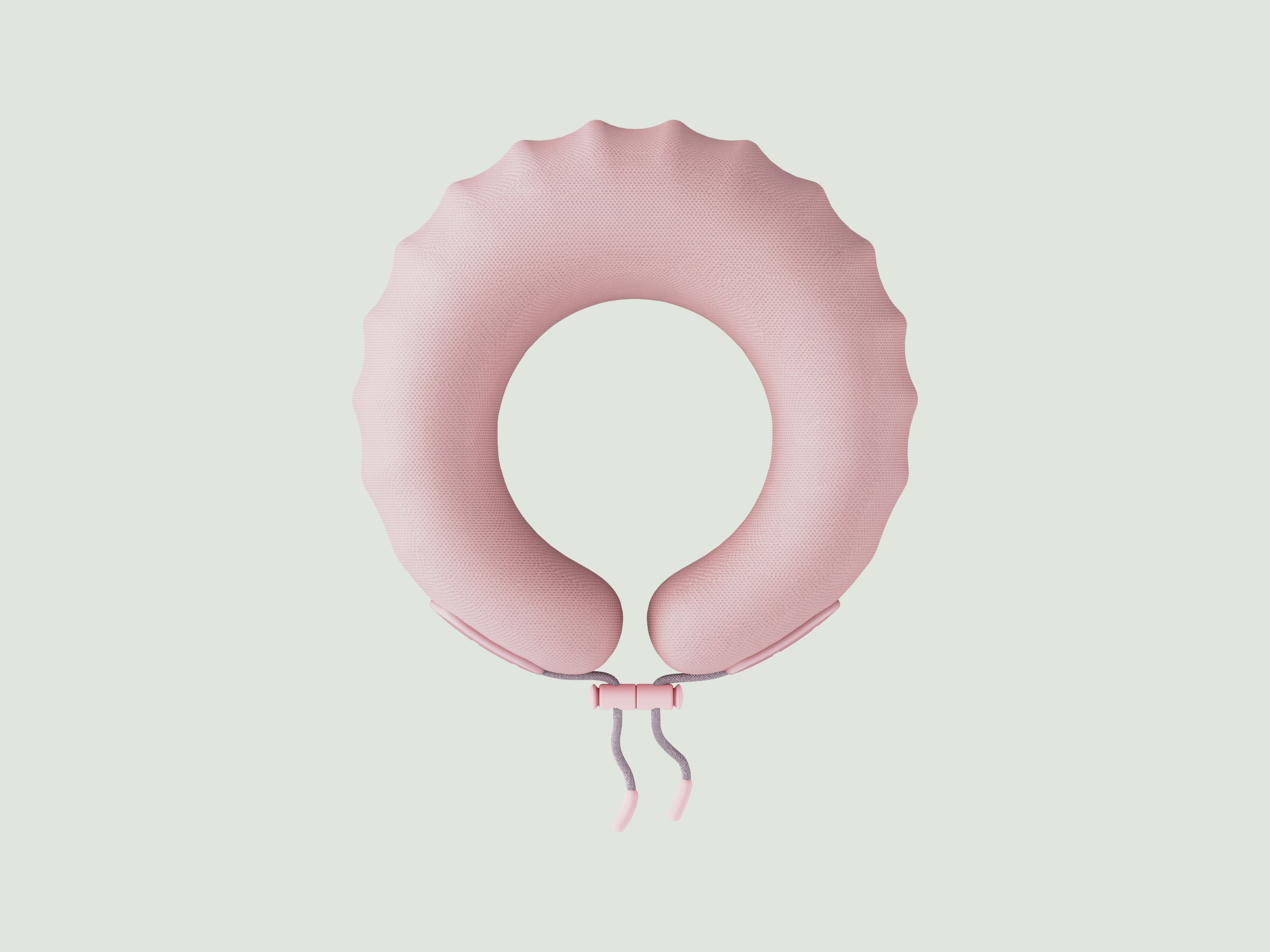 U-shaped pillow，Pillow Design，Bionics Design ，Dopamine color matching，pillow，Travel products，Horn pillow，Functional pillow，