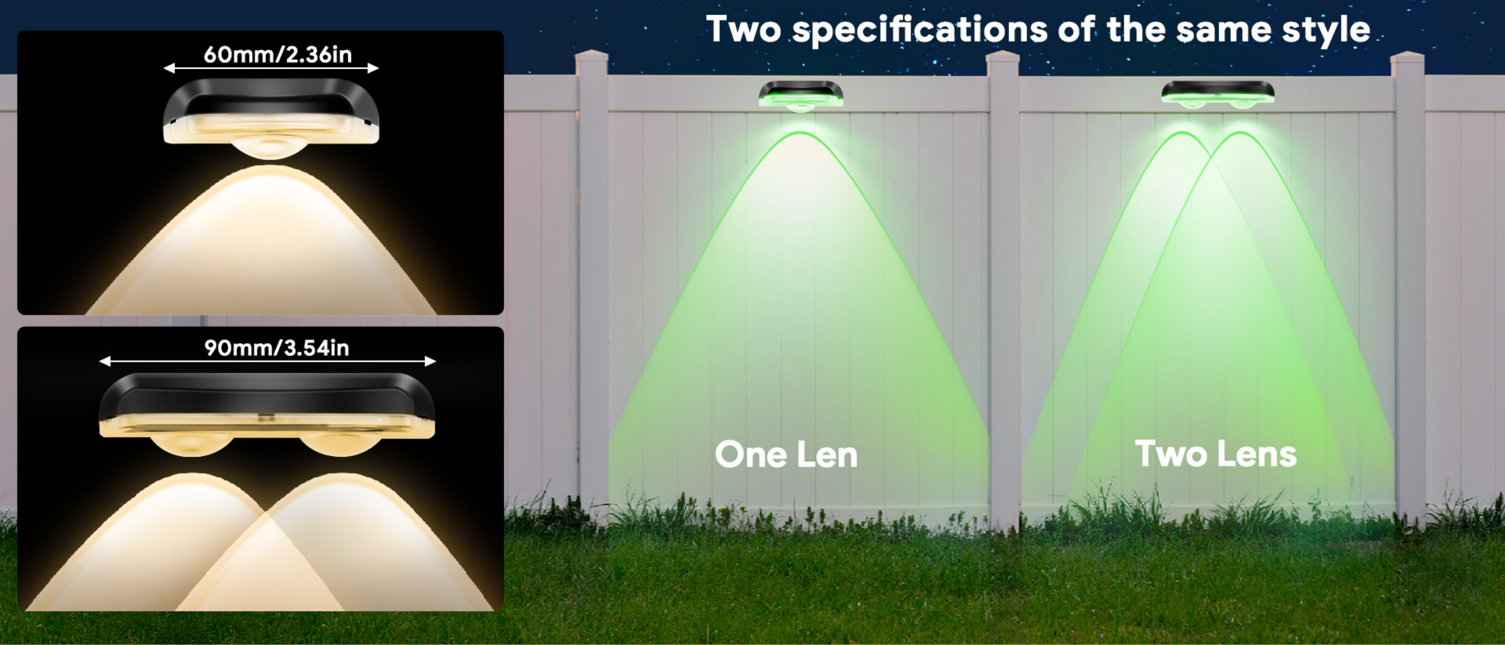Fence lamp，Bluetooth Fence Light，Magic Fence Lamp，