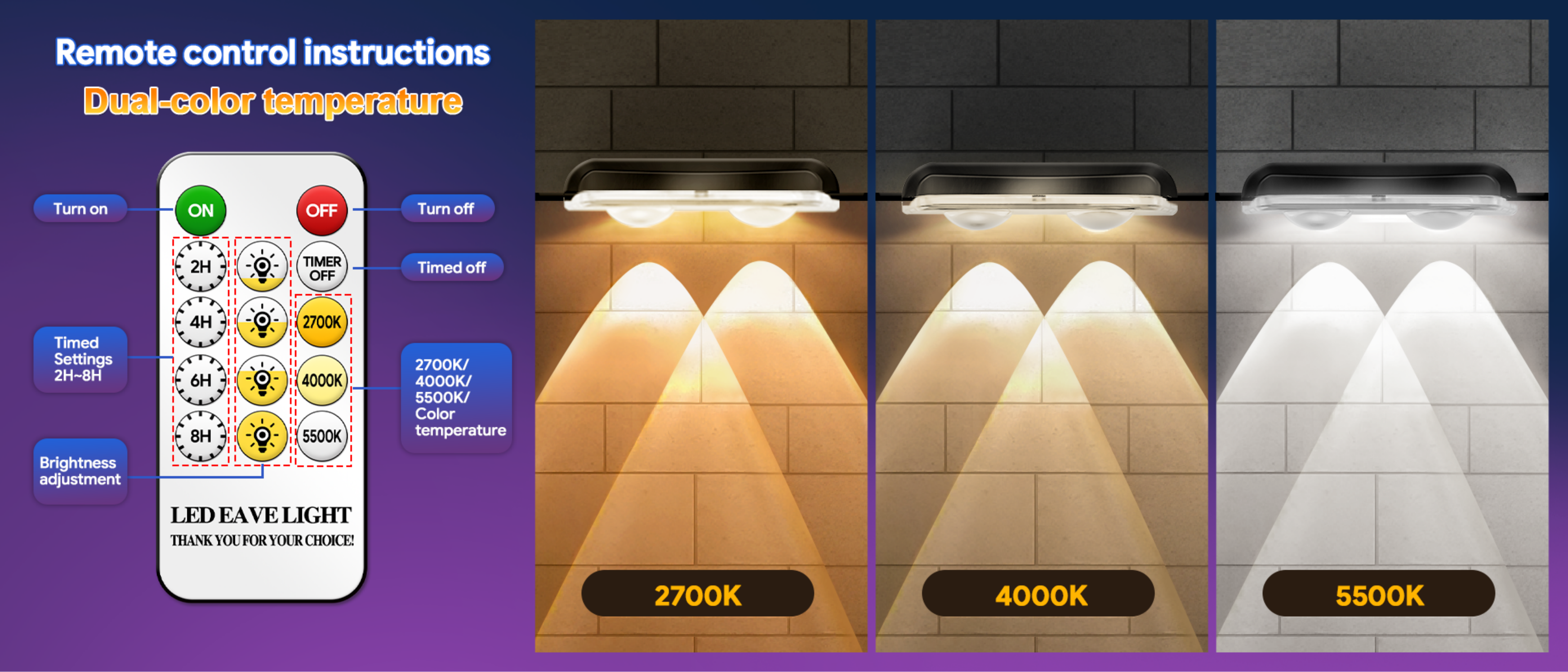 Fence lamp，Bluetooth Fence Light，Magic Fence Lamp，