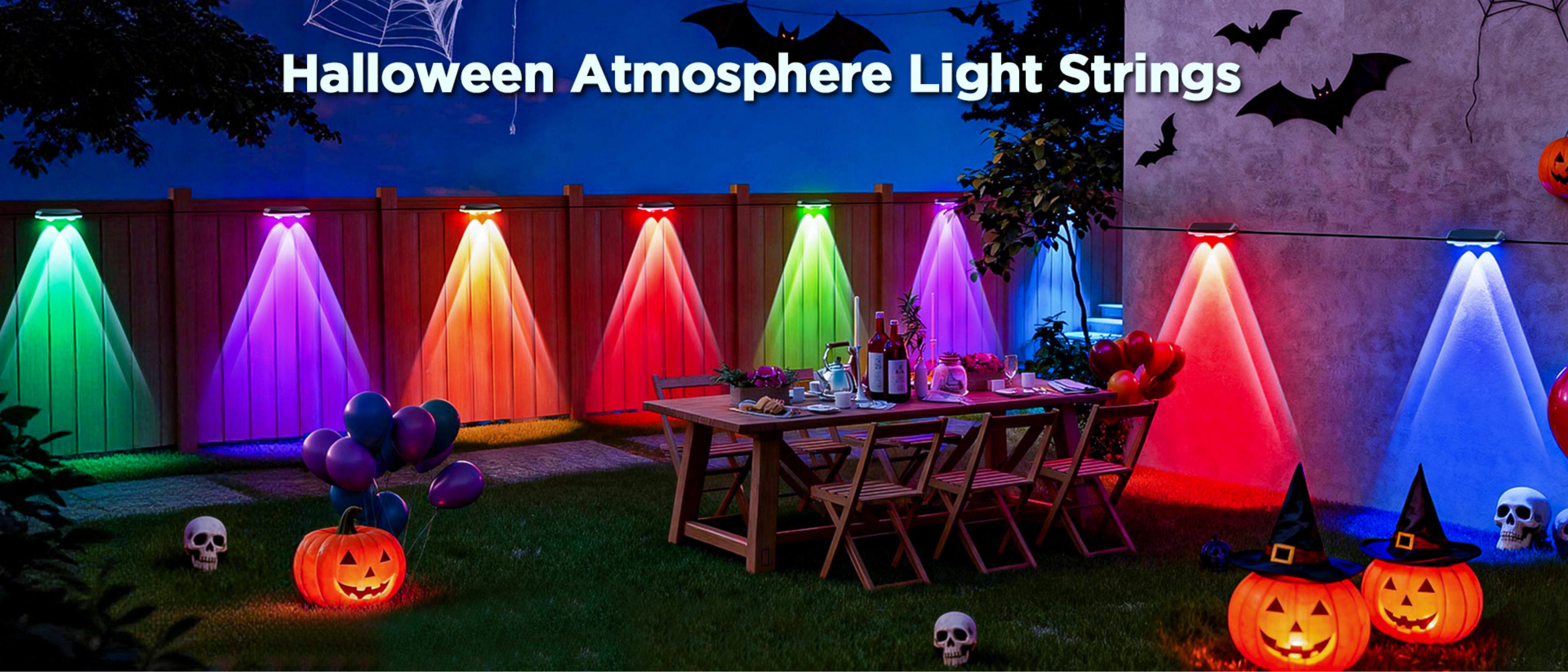 Fence lamp，Bluetooth Fence Light，Magic Fence Lamp，