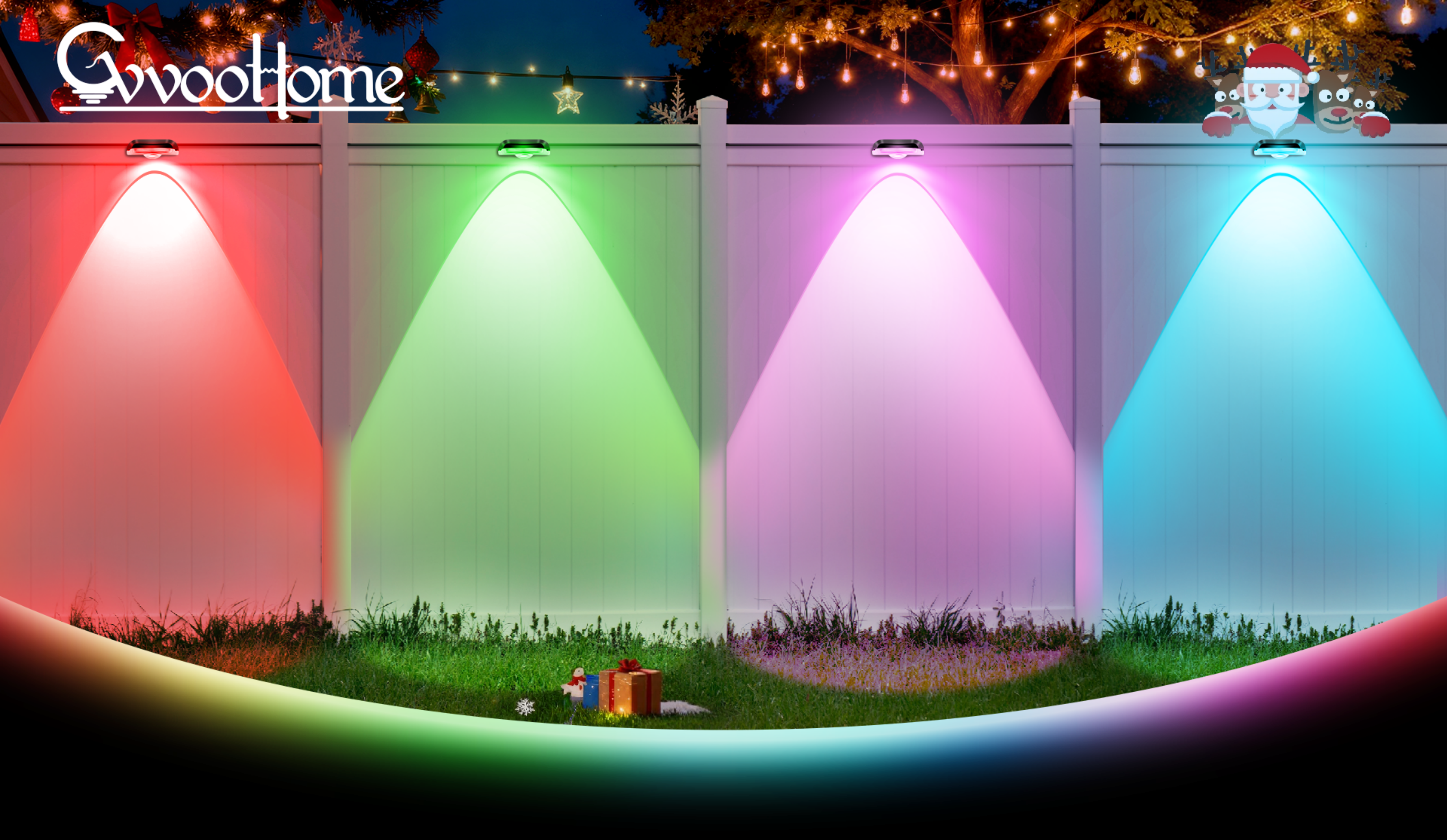 Fence lamp，Magic Fence Lamp，Bluetooth Fence Light，