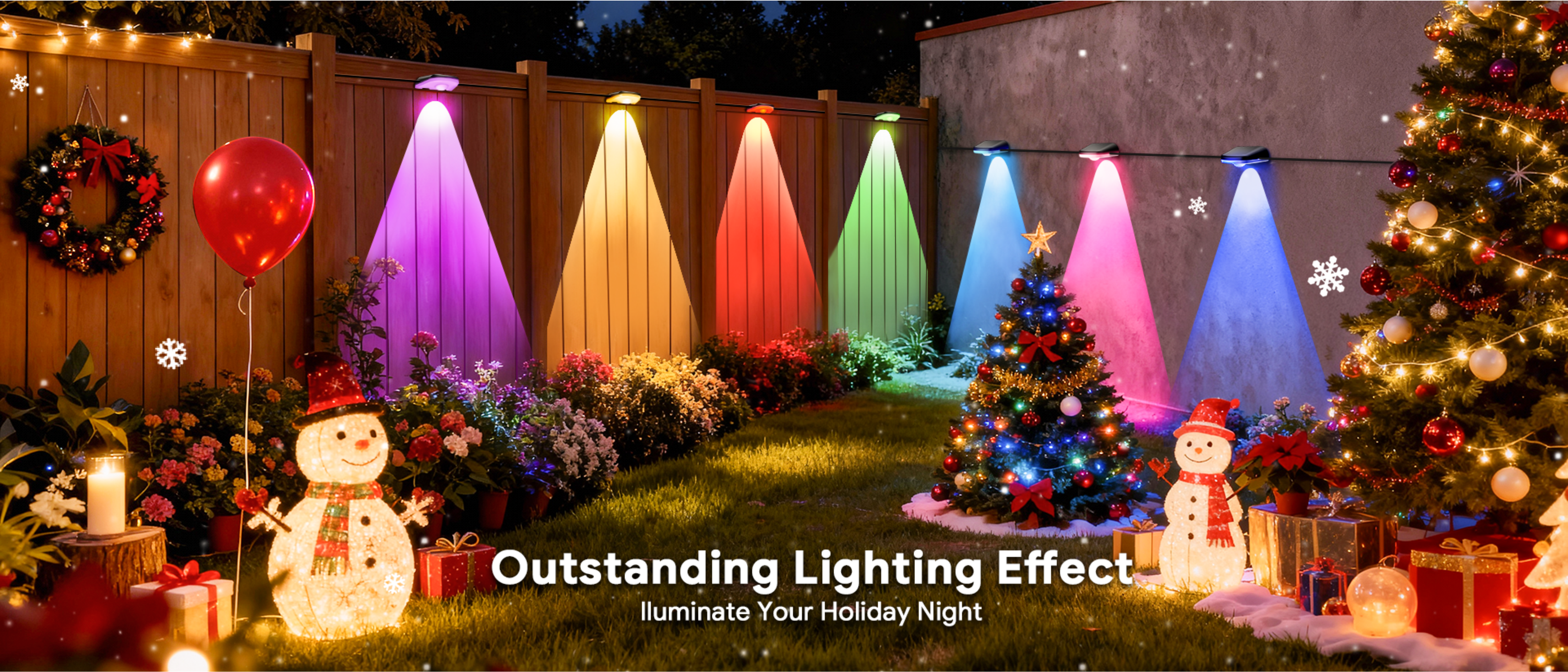 Fence lamp，Magic Fence Lamp，Bluetooth Fence Light，