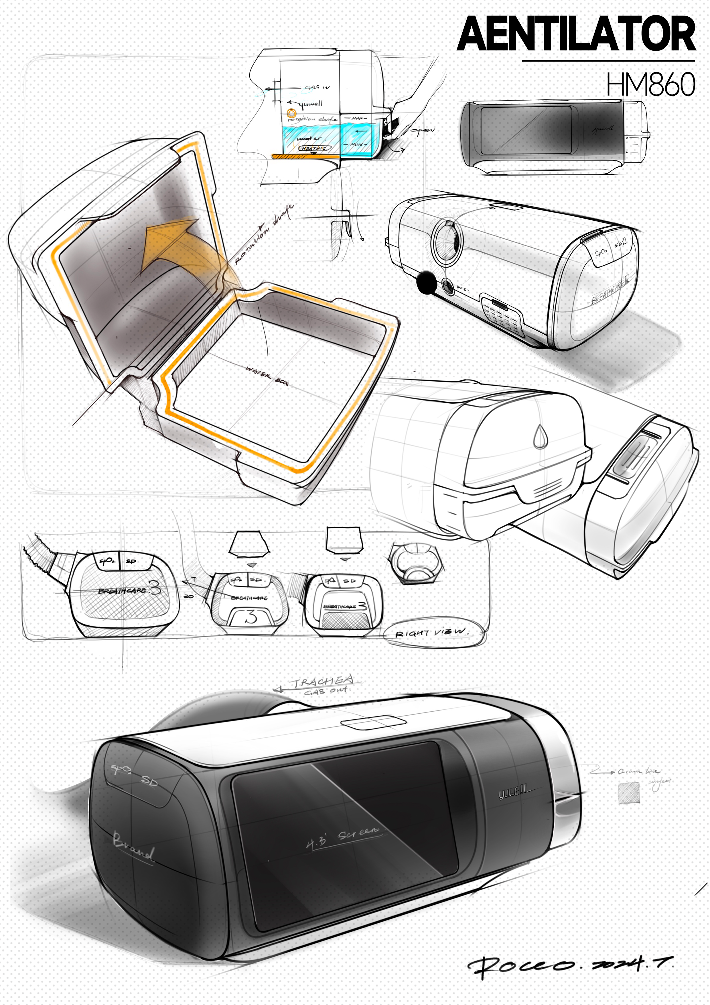industrial design，product design，Medical products，sketch，Design draft，