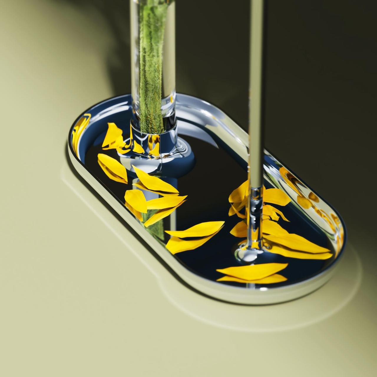 Pixel Vase，8-Bit Bouquet，Game Aesthetics，Block Grid，Modern design，