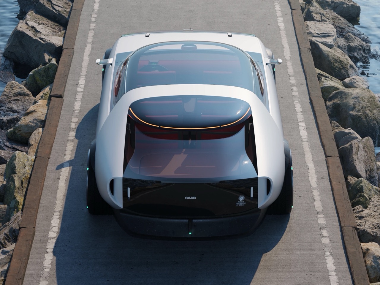 Saab Pure Electric Concept，Nordic minimalism，Electric car，modernization，Tribute to classic，