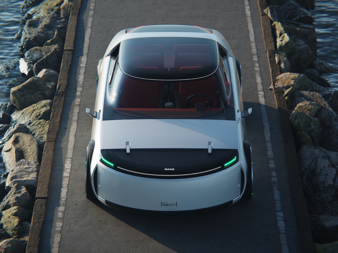 Saab Pure Electric Concept，Nordic minimalism，Electric car，modernization，Tribute to classic，