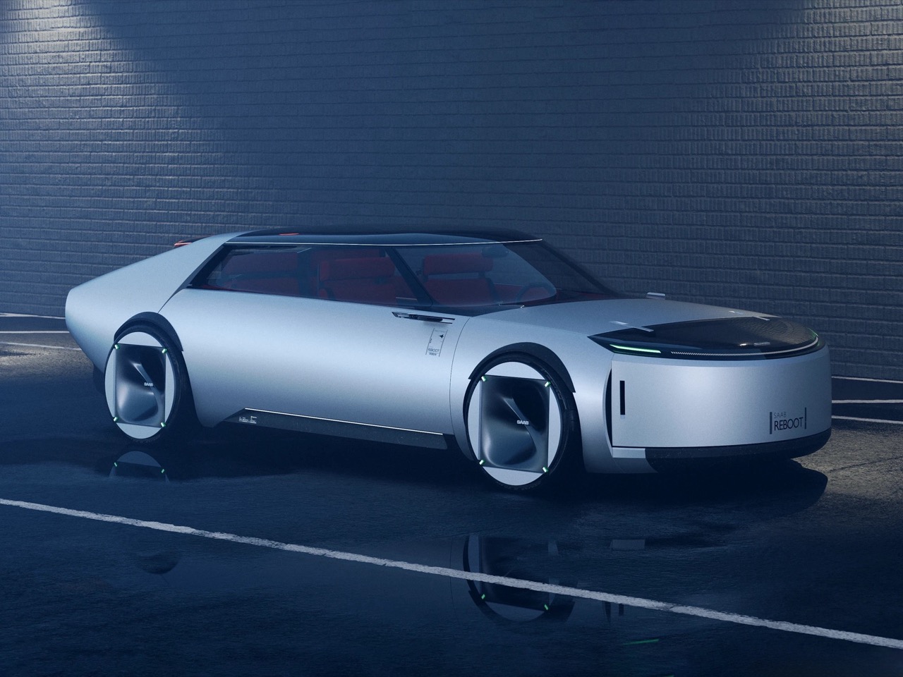 Saab Pure Electric Concept，Nordic minimalism，Electric car，modernization，Tribute to classic，