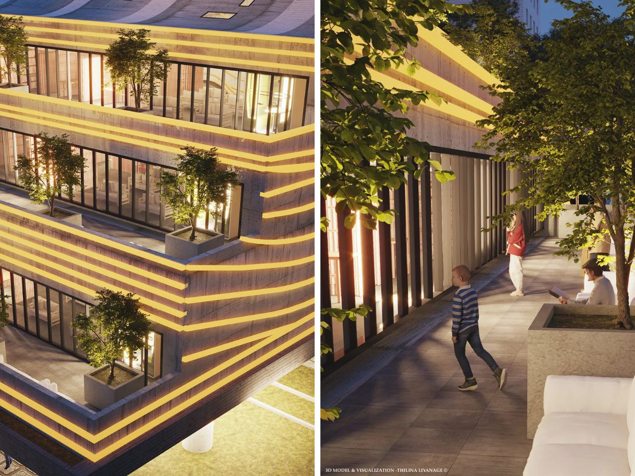 Public Library，Immersive Reading，light and shadow dome，Conceptual architecture，narrative reading，