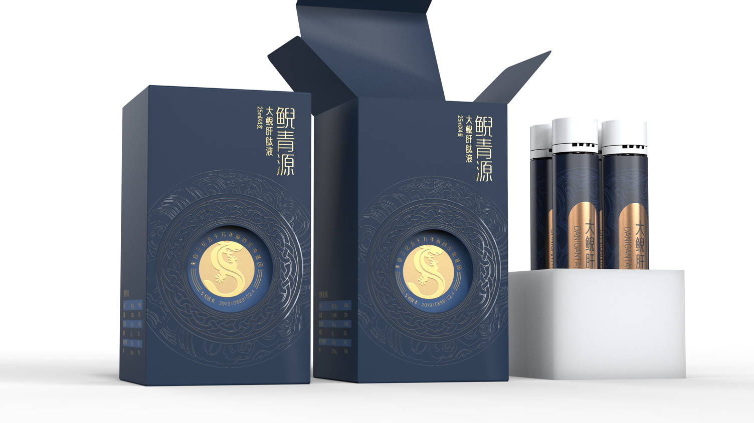 Packaging Design of Liver Protection Products，Packaging design of health products，Packaging Design of Giant Salamander Liver Peptide Liquid，