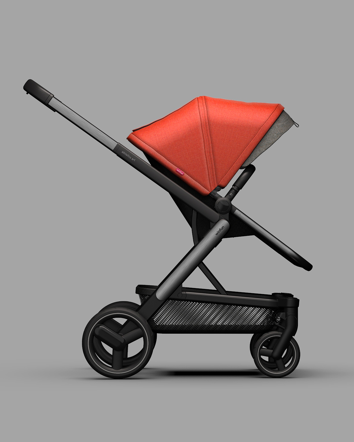 baby carriage，drinking water，