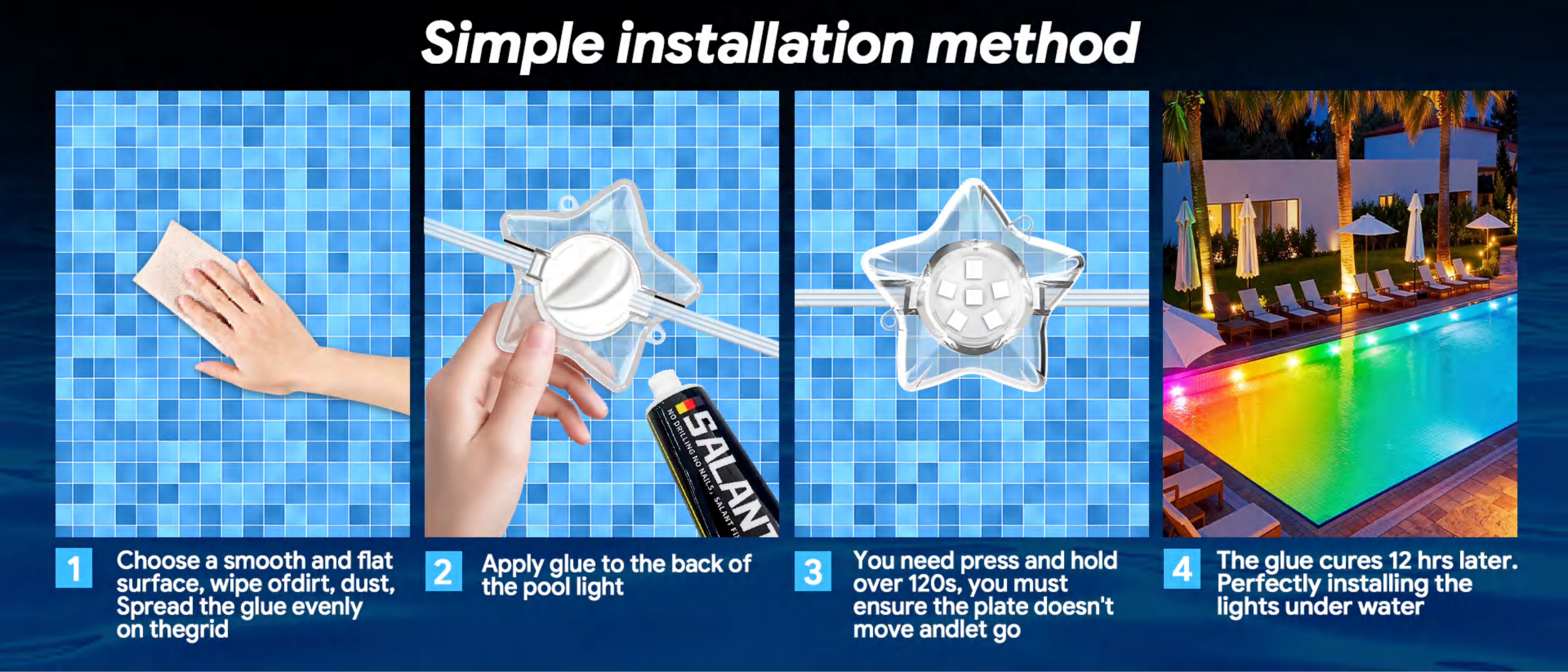 Swimming pool lamp，underwater lamp，Underwater Lights，