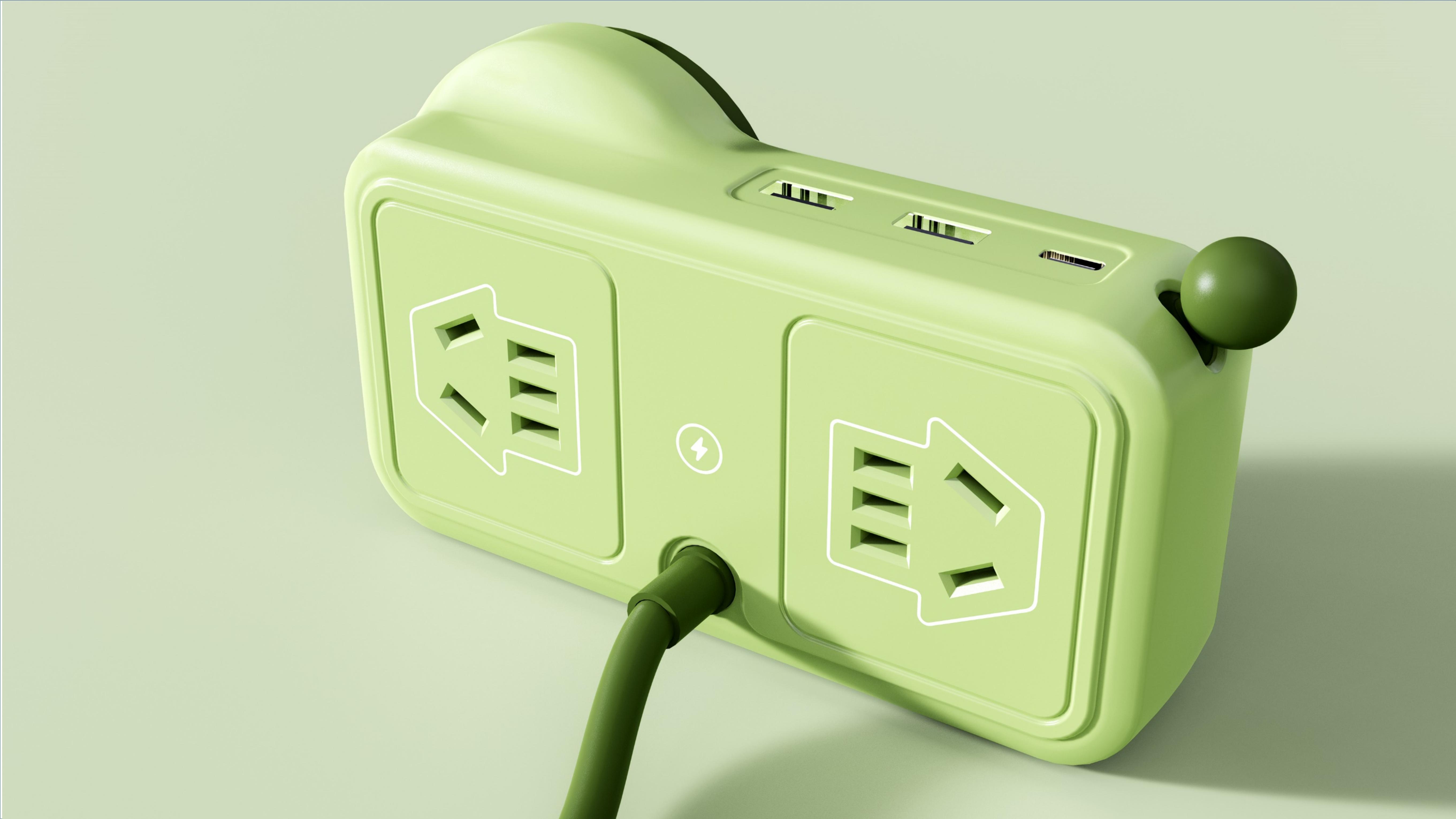 industrial design，product design，Appearance design，Children's product design，Product rendering，Row and insert，Children's plug-in，