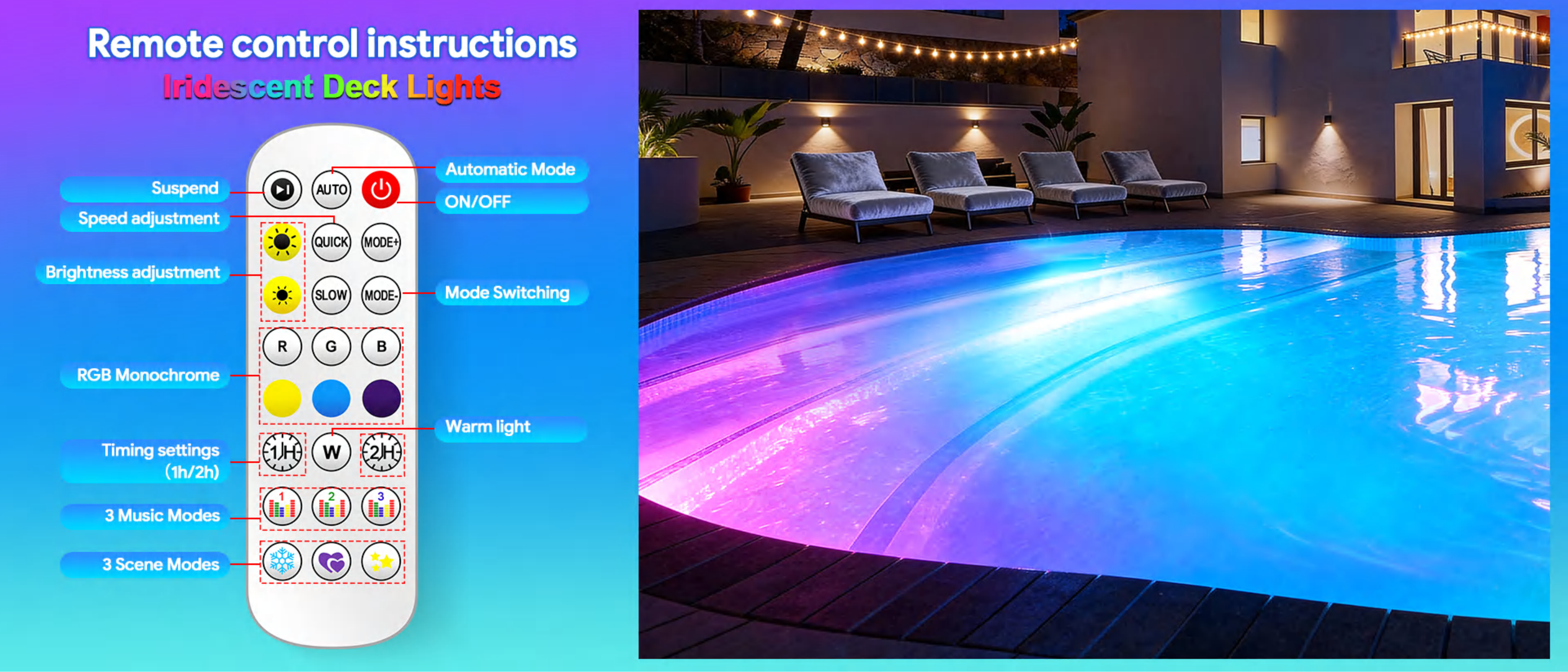 Swimming pool lamp，Bluetooth swimming pool lamp，underwater lamp，Underwater Lights，