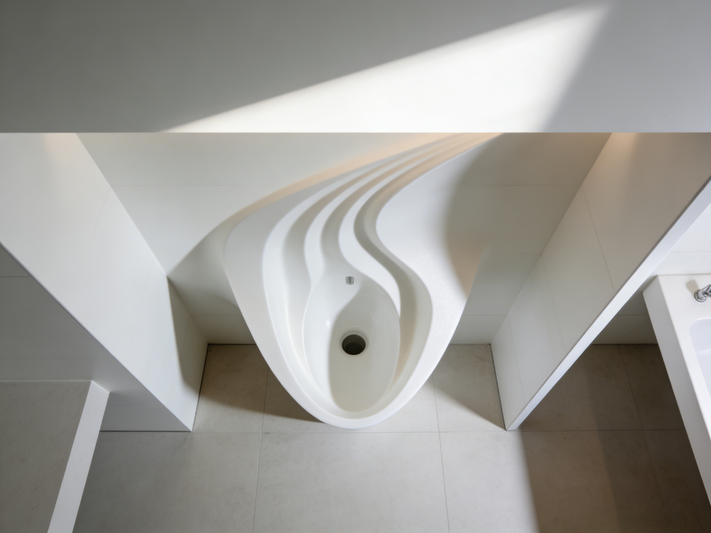 Zaha，urinal，modern，