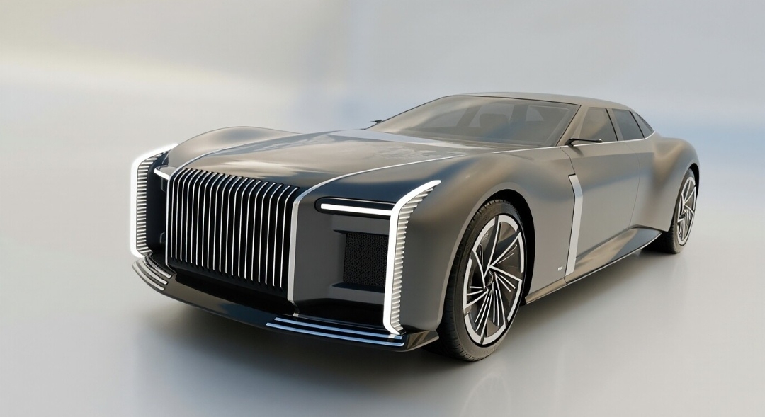 # Future Car Design# City Street Scenery# Luxury Running，