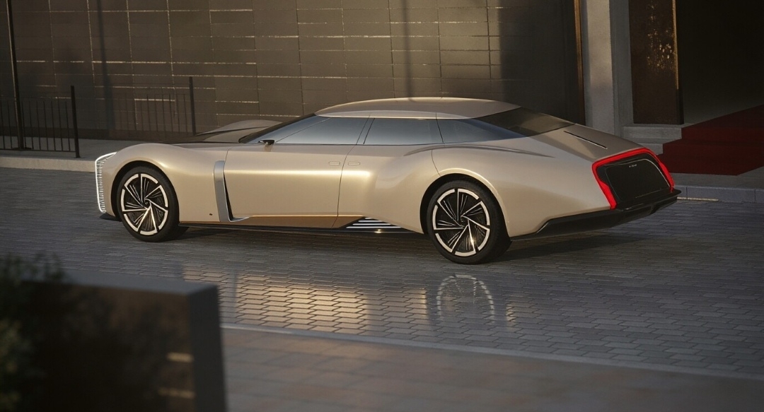 # Future Car Design# City Street Scenery# Luxury Running，