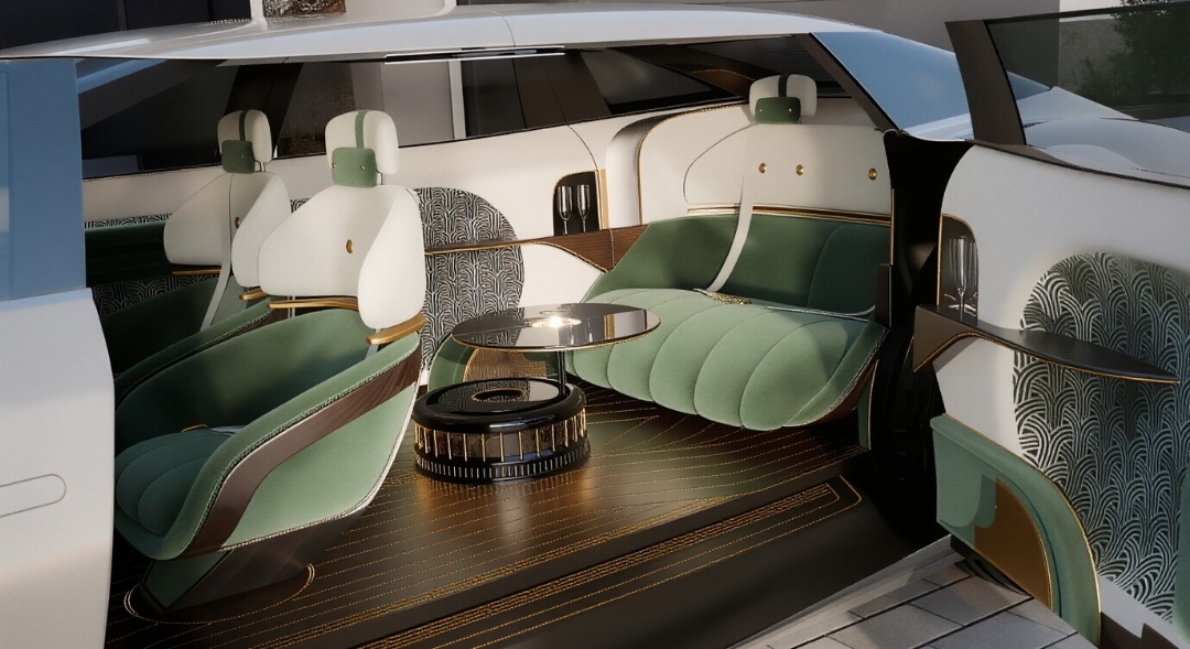 # Future Car Design# City Street Scenery# Luxury Running，