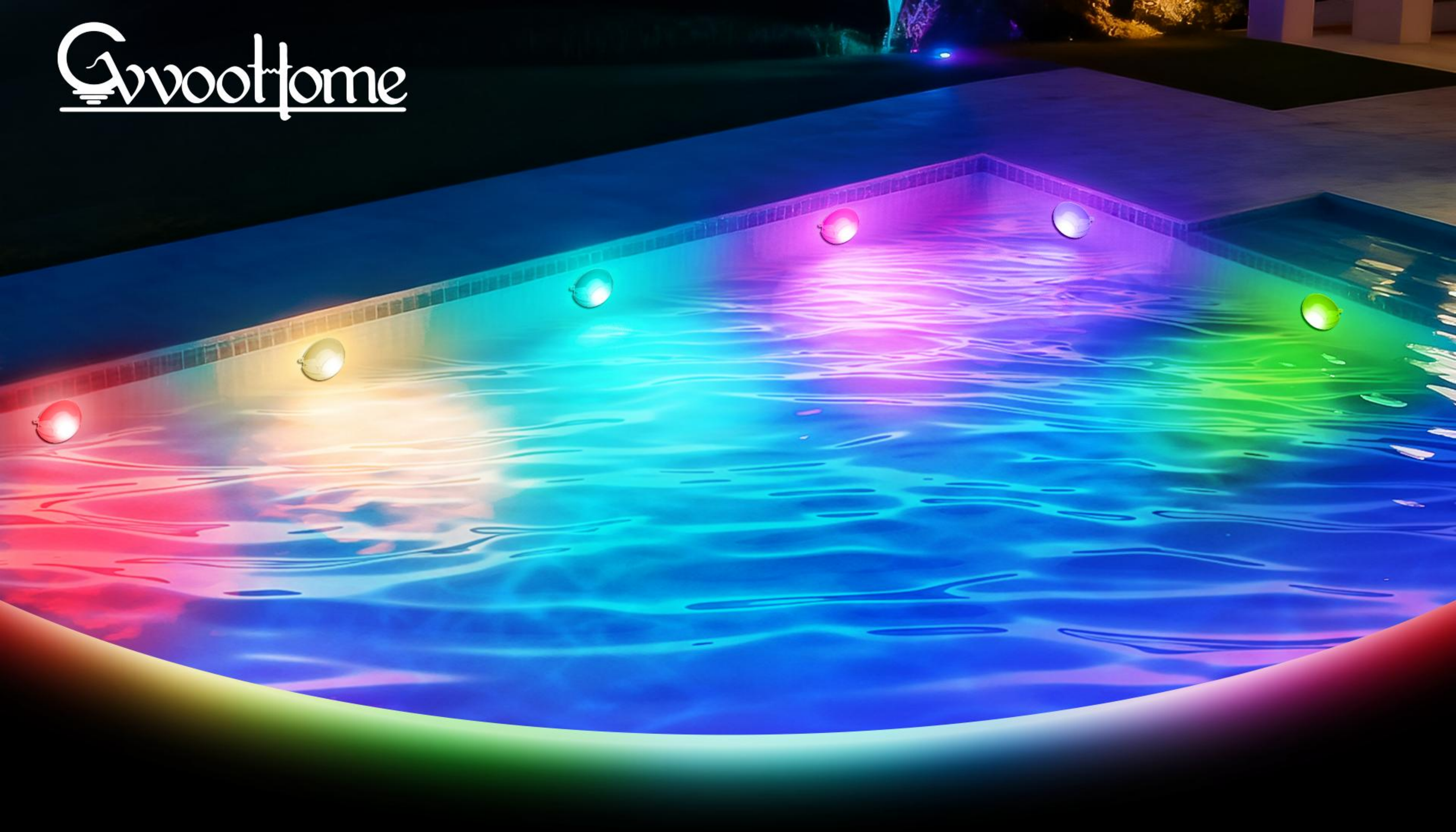 Swimming pool lamp，Underwater Lights，Bluetooth swimming pool lamp，