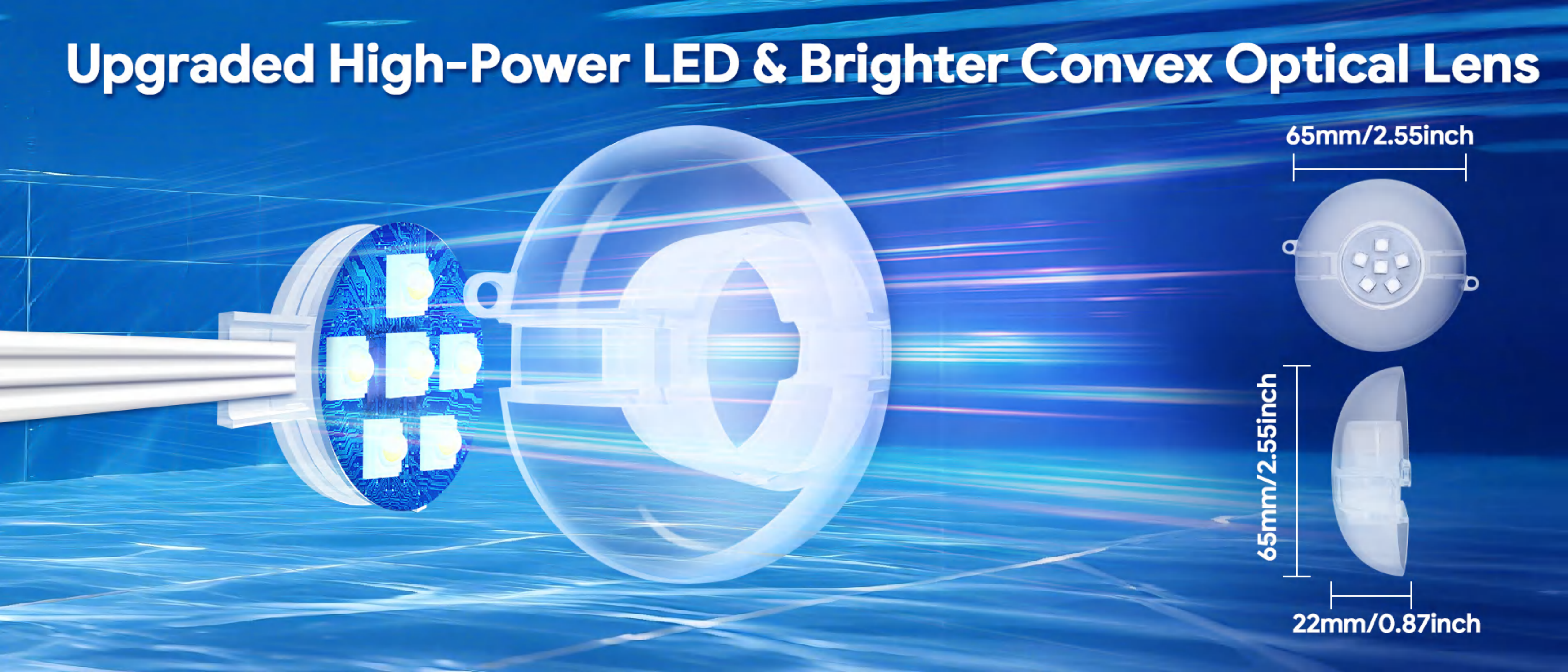 Swimming pool lamp，Underwater Lights，Bluetooth swimming pool lamp，