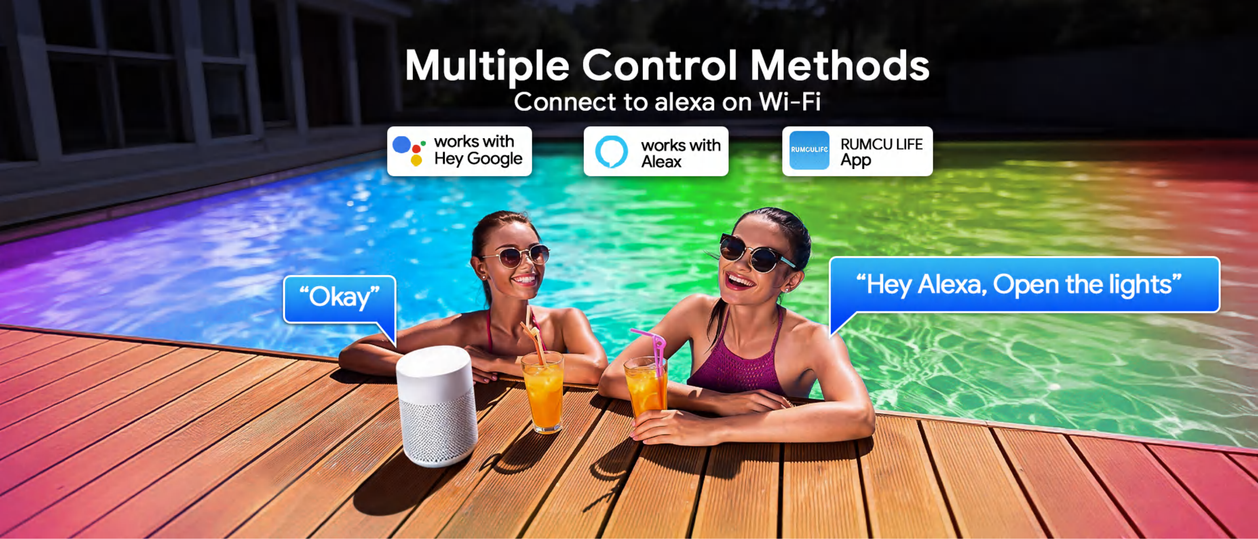 Swimming pool lamp，Underwater Lights，Bluetooth swimming pool lamp，