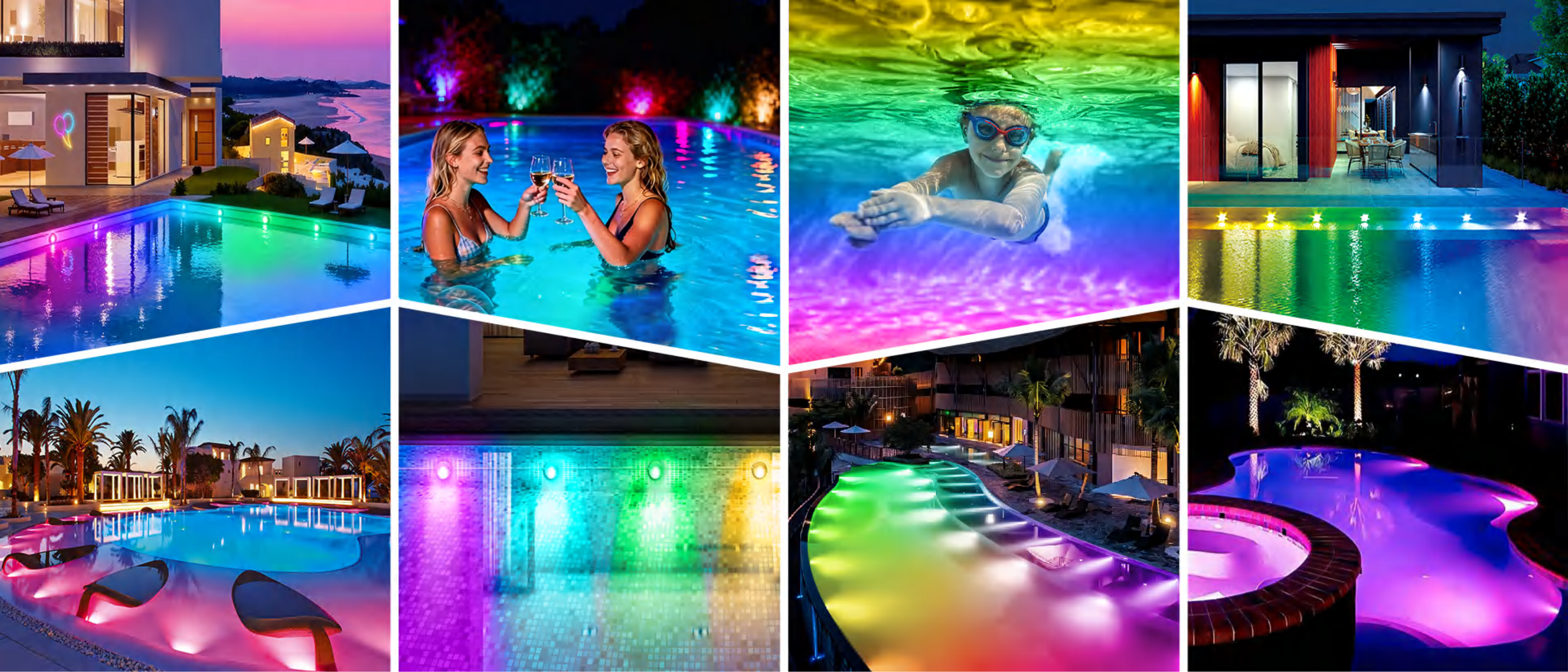Swimming pool lamp，Underwater Lights，Bluetooth swimming pool lamp，