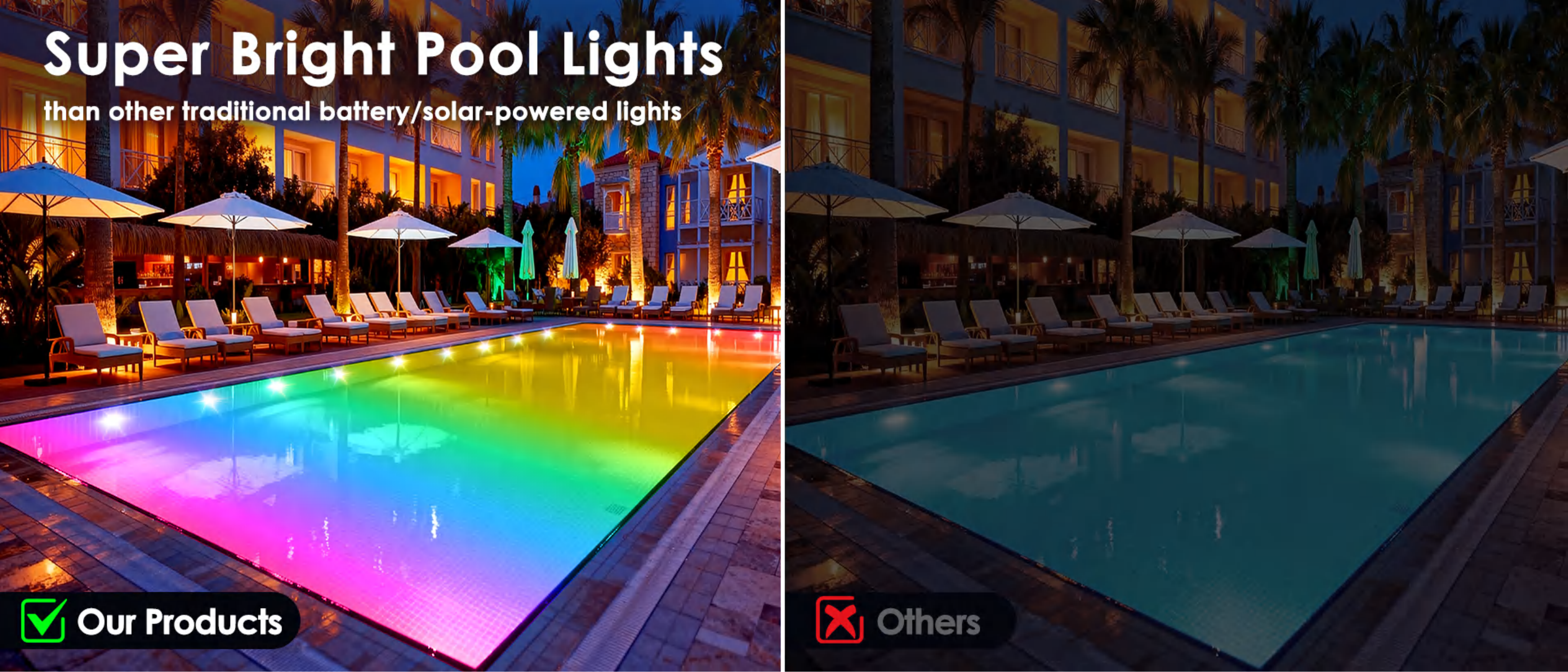 Swimming pool lamp，underwater lamp，Bluetooth swimming pool lamp，