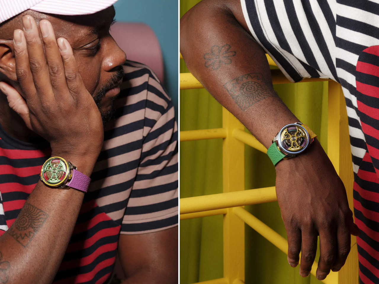 M.A.D.1，MBF，rainbow geometry，Tricolor Strap，Street Art in London，