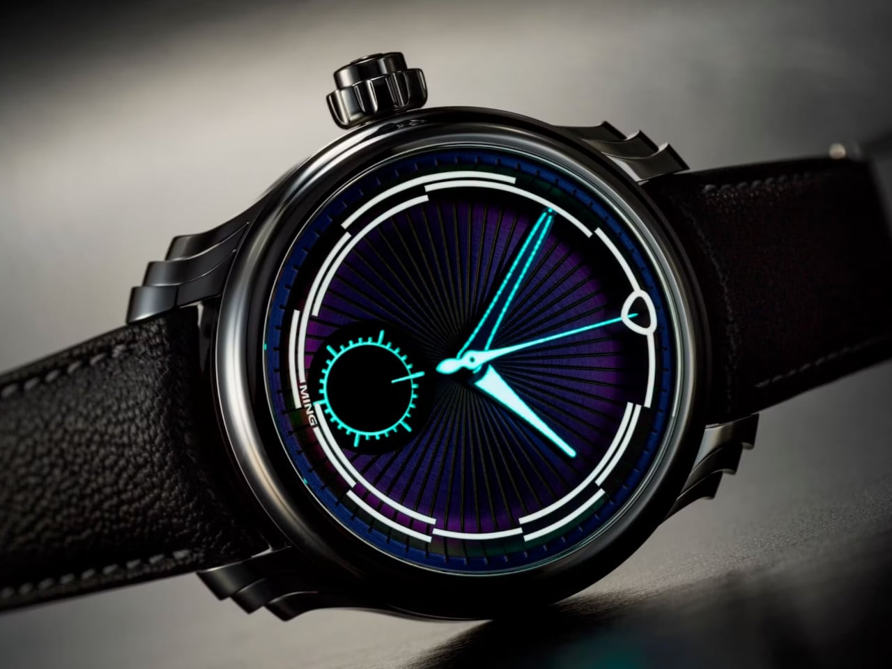 Swiss Destro Chronog，discolored metal，nano-coating，Living Art Dial，Concept watch，