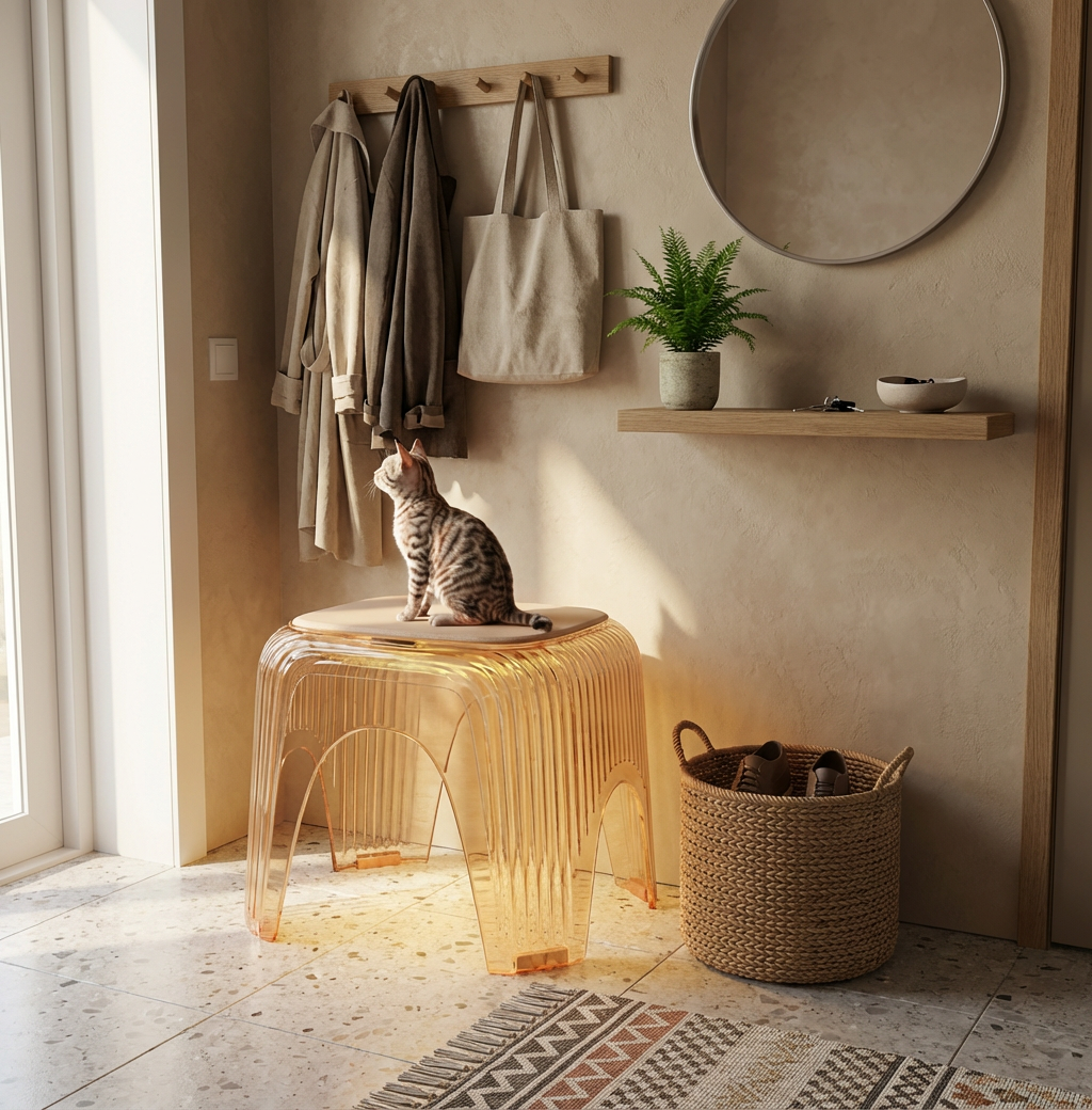 One stool is multi-used, healing is a small household item.，