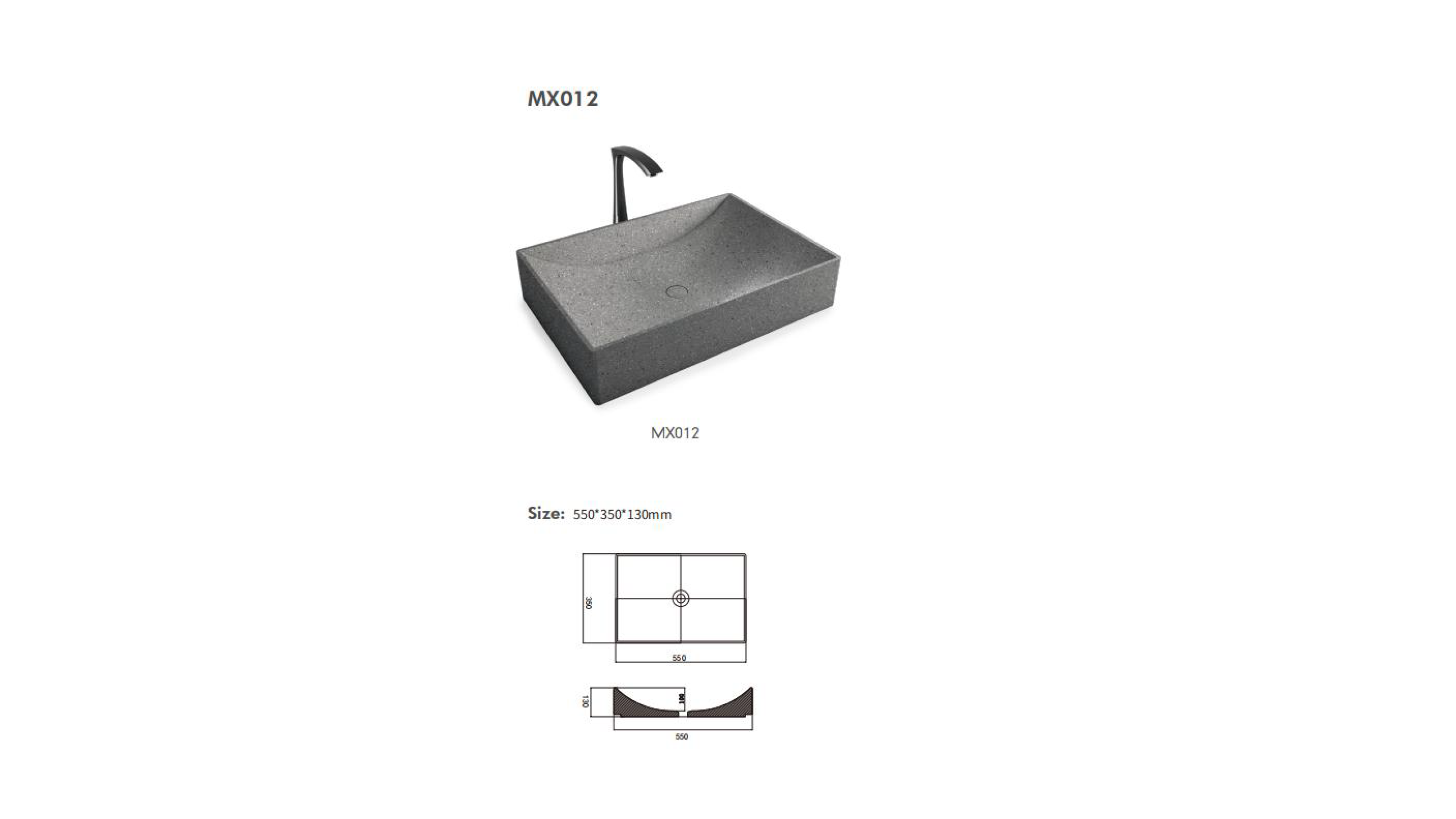 terrazzo; faucet; column basin; bathtub; buried wall，