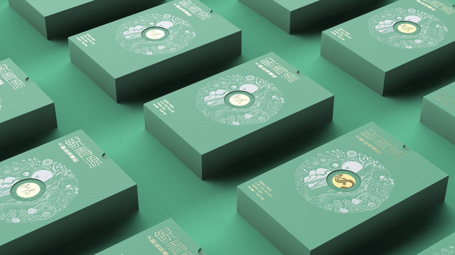 giant salamander peptide powder solid beverage packaging，Packaging Design of Health Drinks，Packaging Design of Fast Consumer Goods，