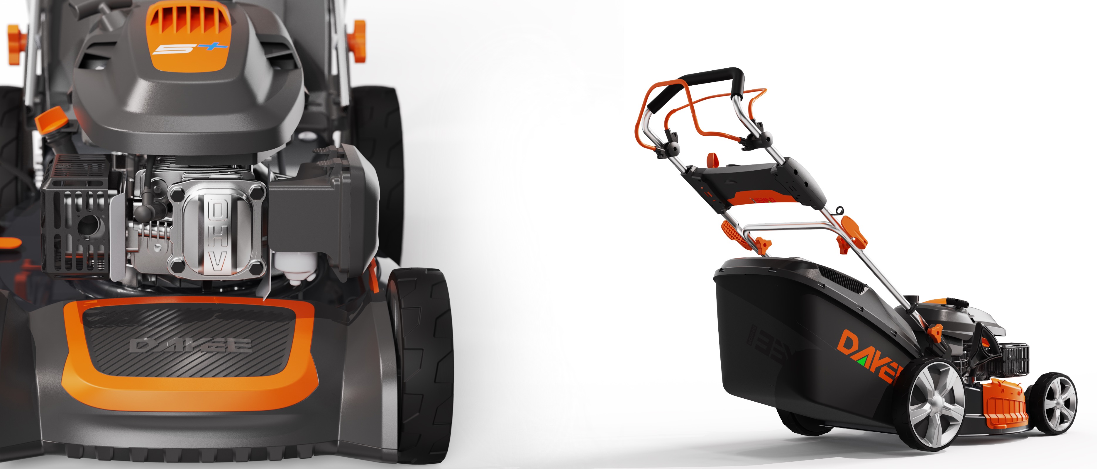 lawn car lawn mower garden tools industrial design，