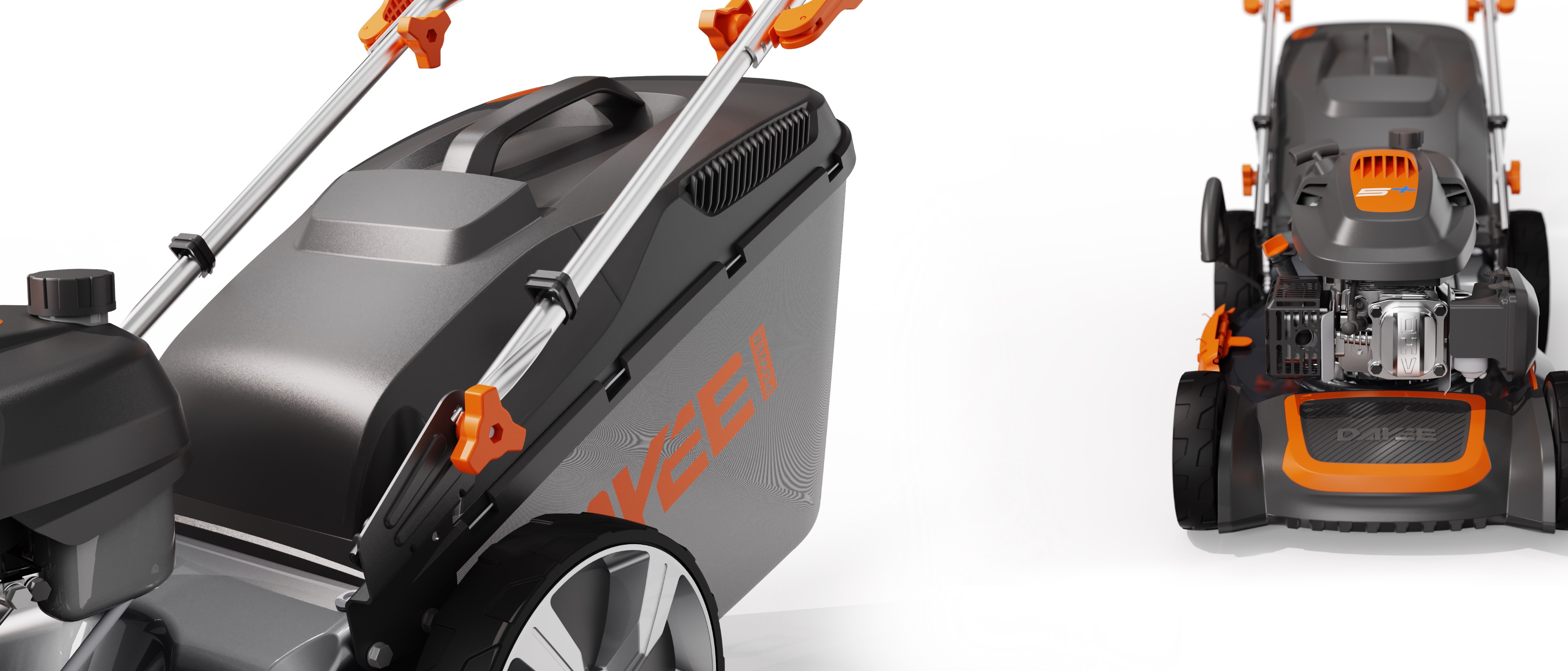 lawn car lawn mower garden tools industrial design，