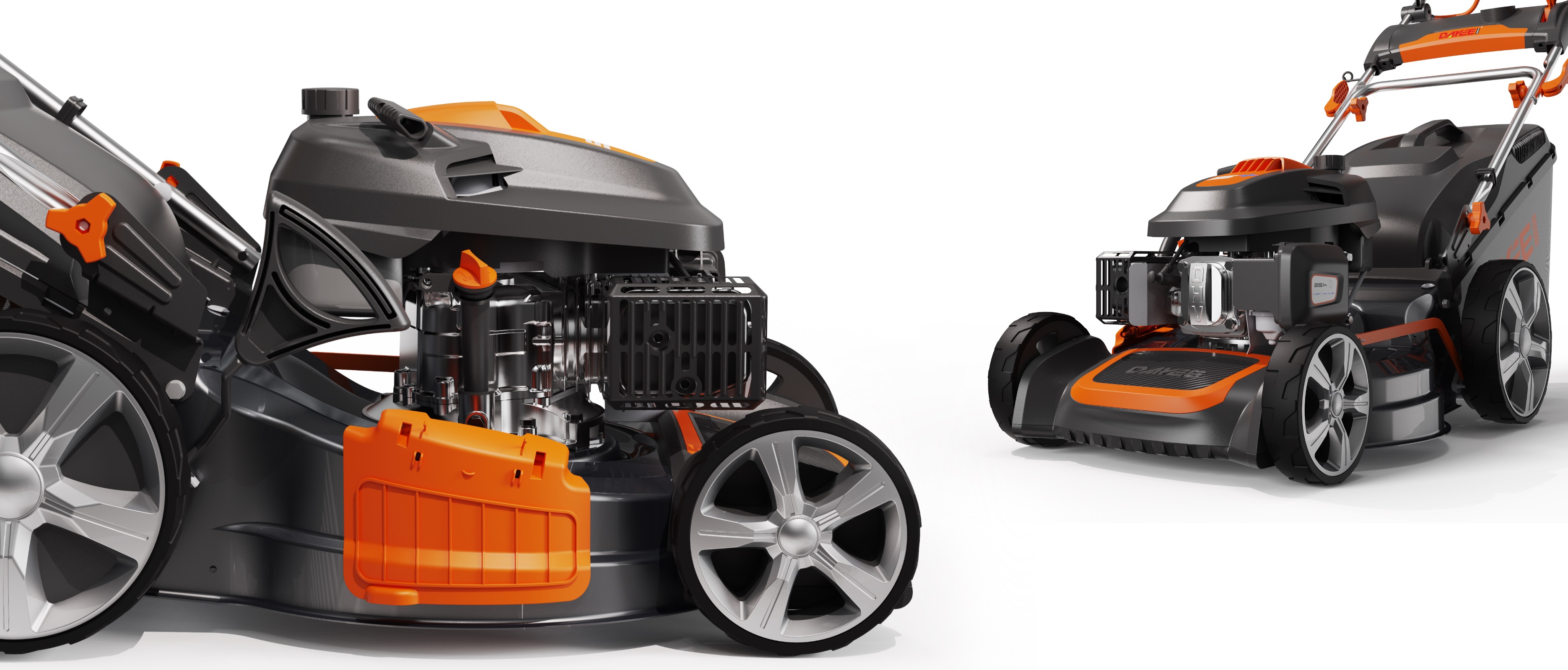 lawn car lawn mower garden tools industrial design，