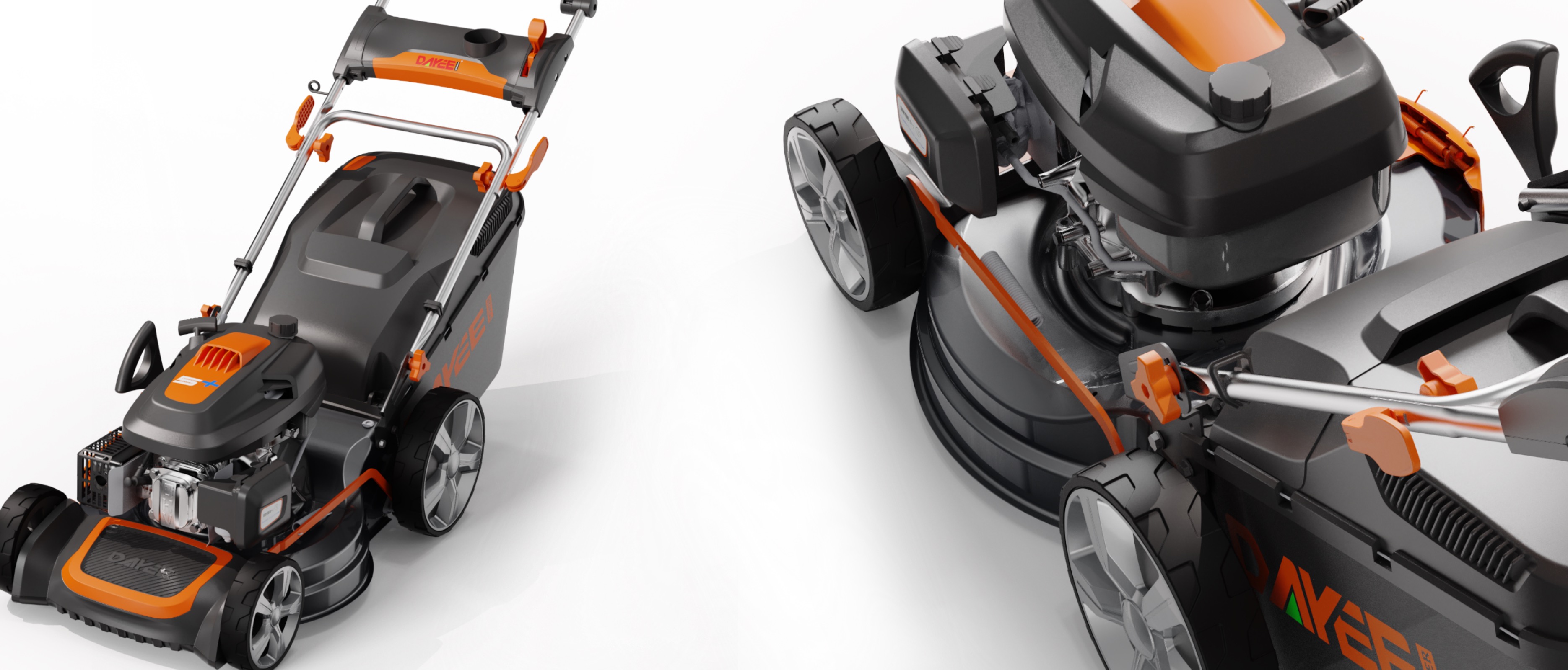 lawn car lawn mower garden tools industrial design，