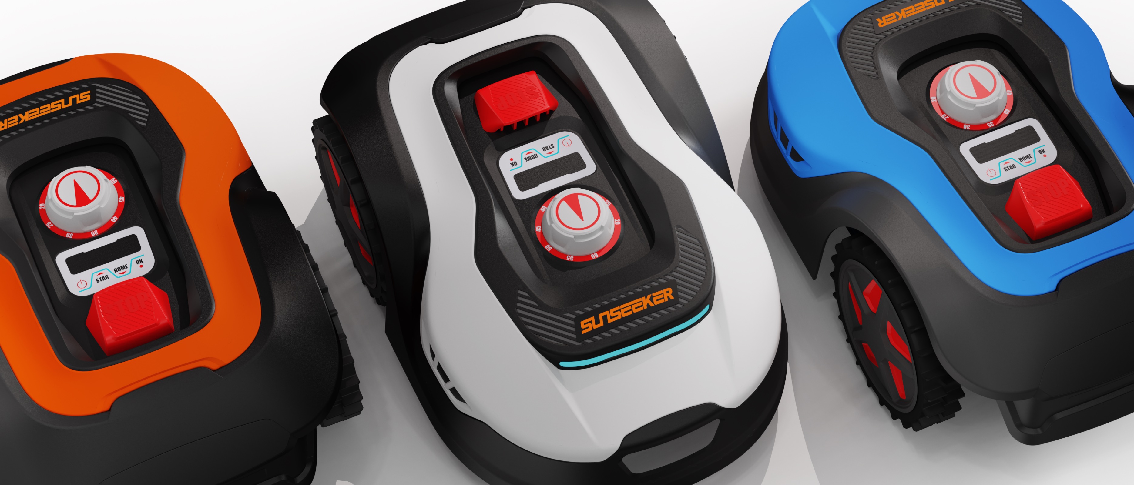 Intelligent lawn mower robot lawn mower industrial design，