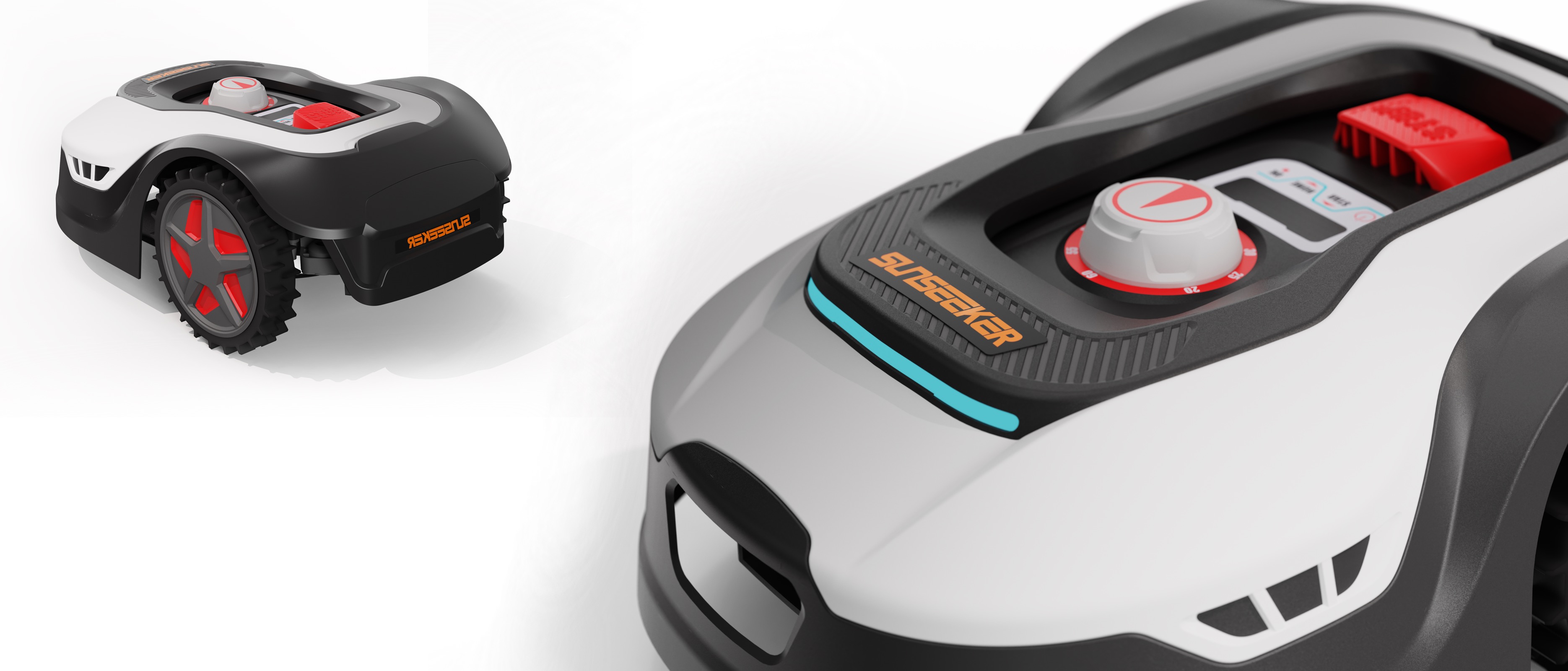 Intelligent lawn mower robot lawn mower industrial design，