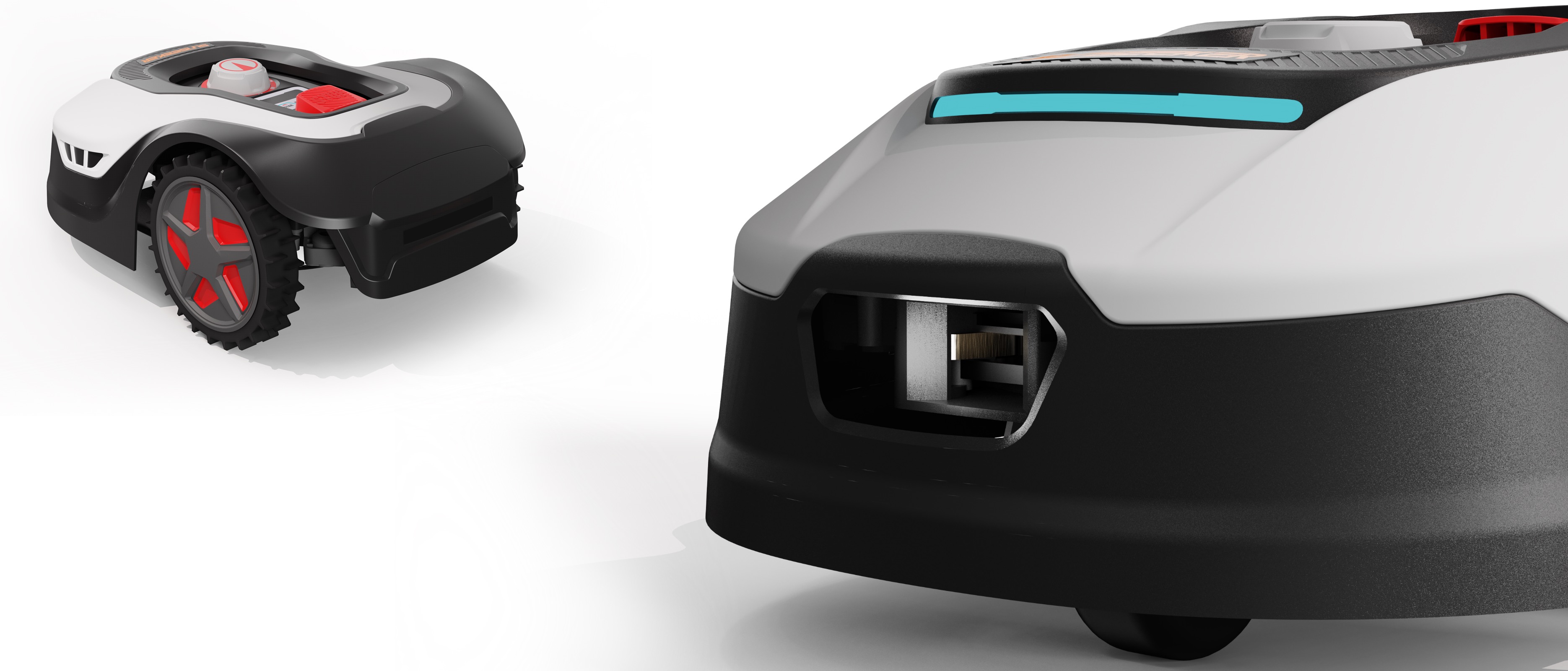 Intelligent lawn mower robot lawn mower industrial design，